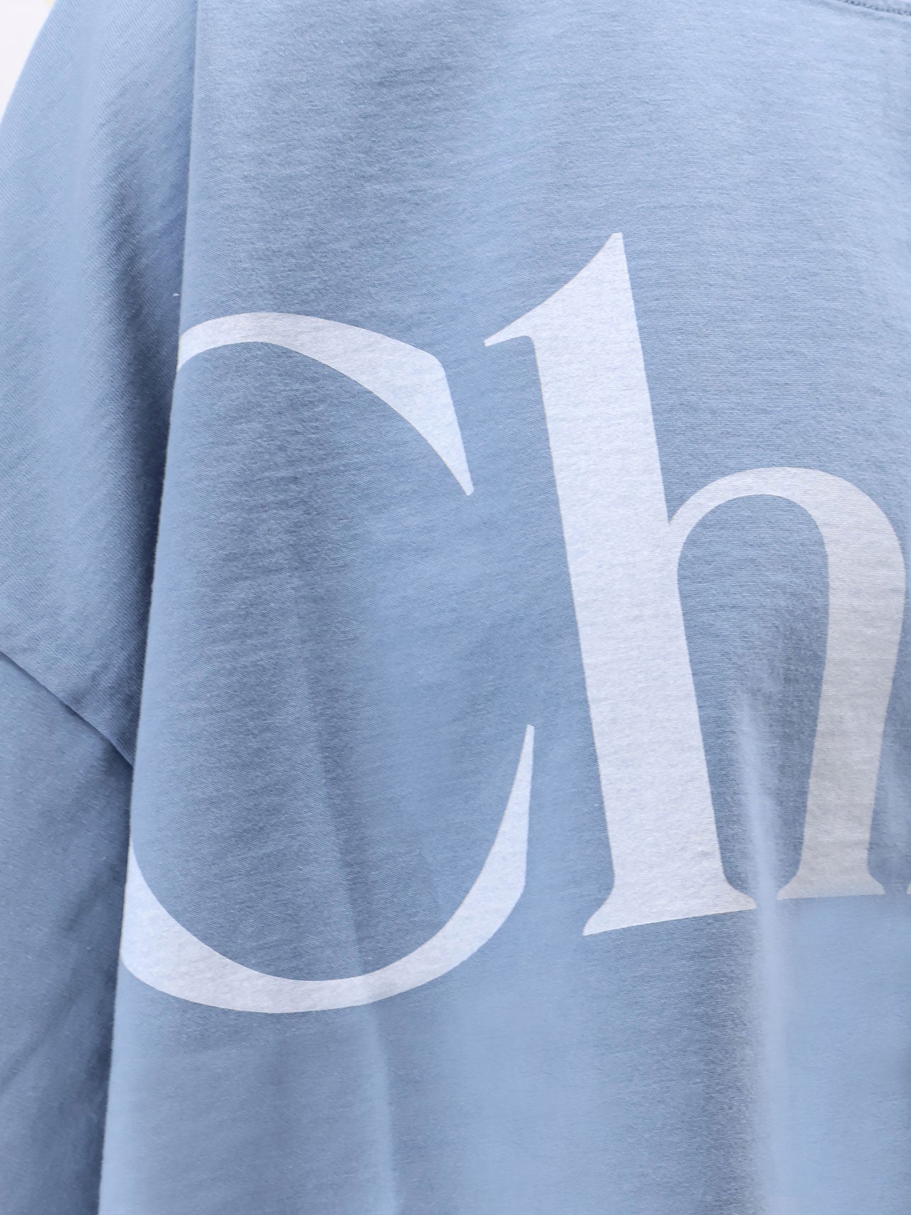 Chloe' Cropped Cotton T Shirt