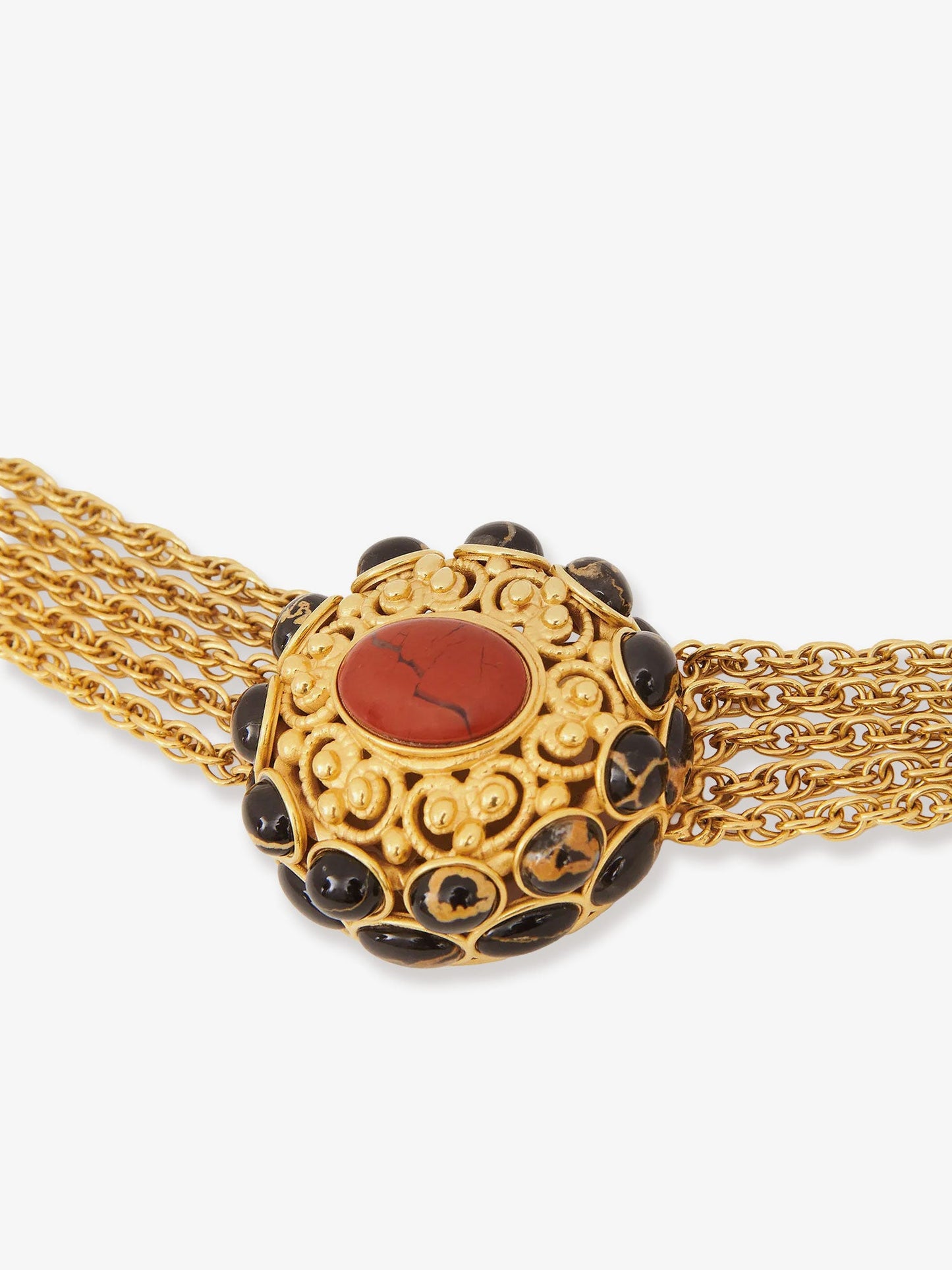 Chloe' Chloé Magnificent Brass Necklace