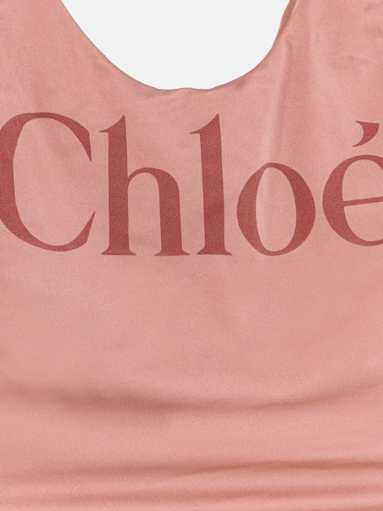 Chloe' Nylon One Piece Swimsuit With Logo