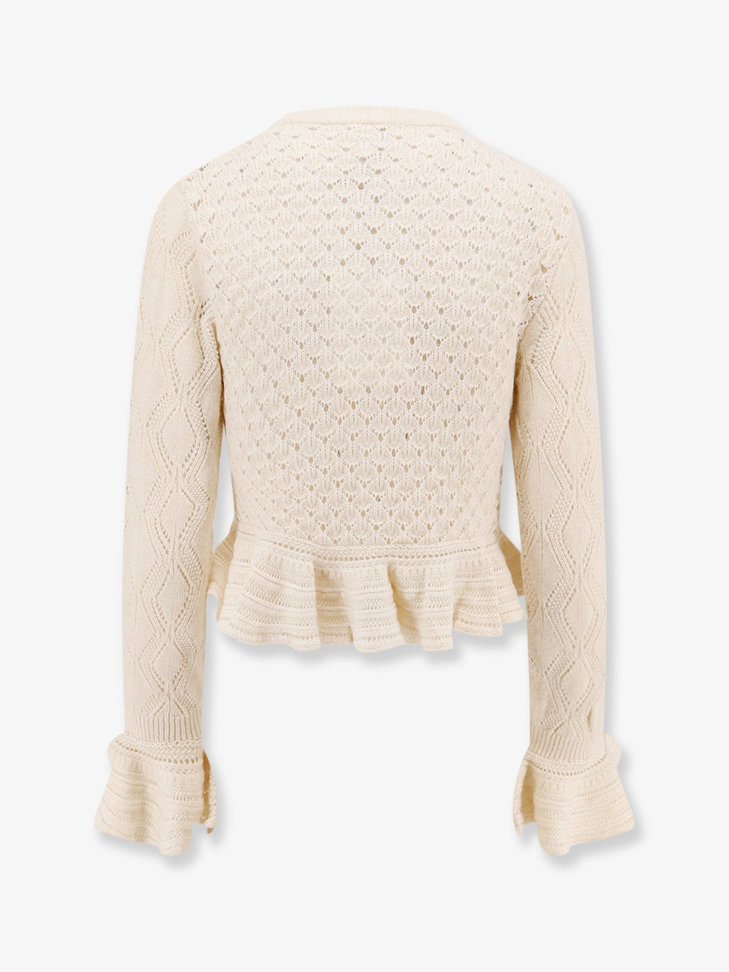 Chloe' Cardigan With Rouches