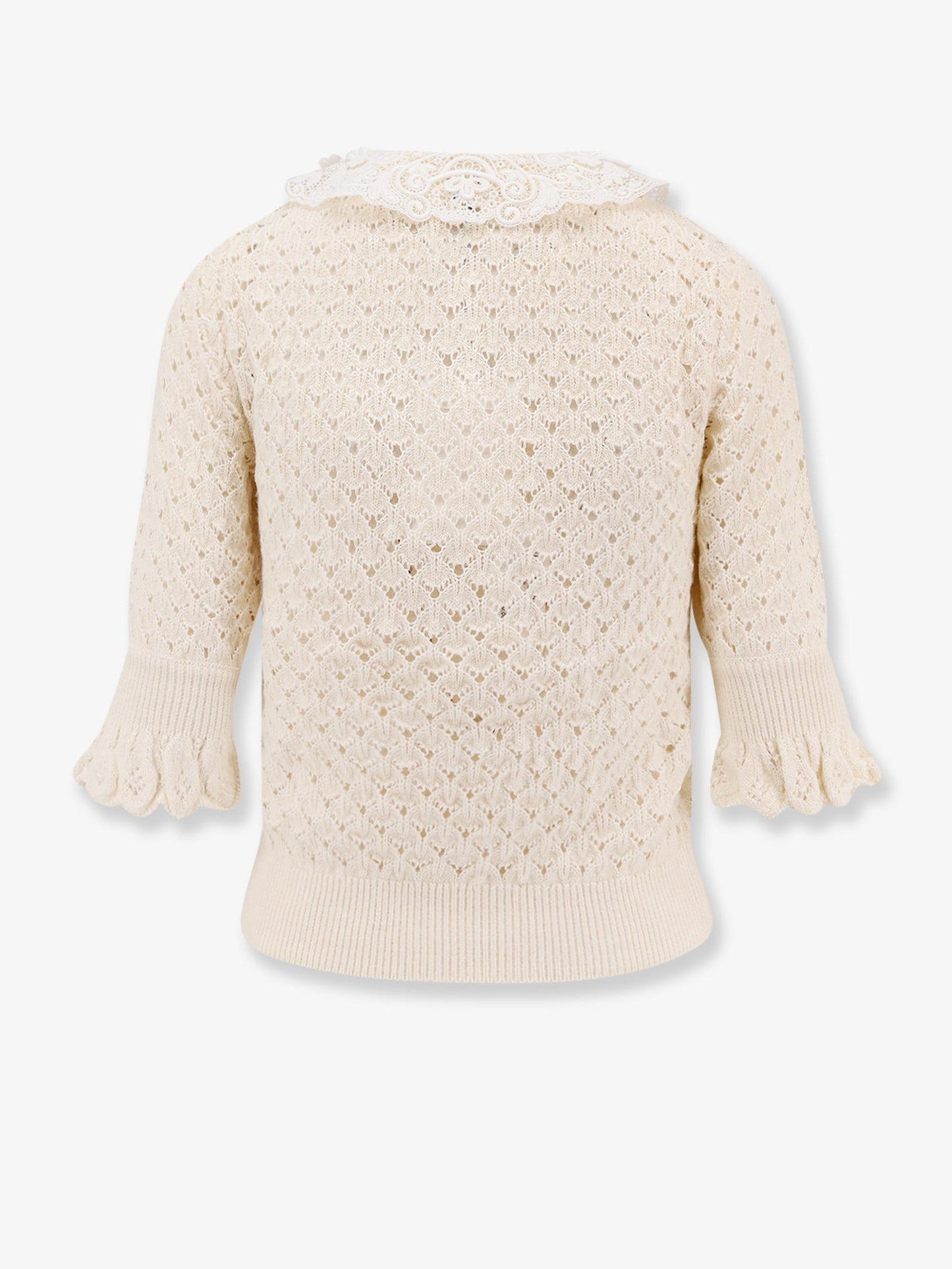 Chloe' Cotton, Alpaca And Silk Top