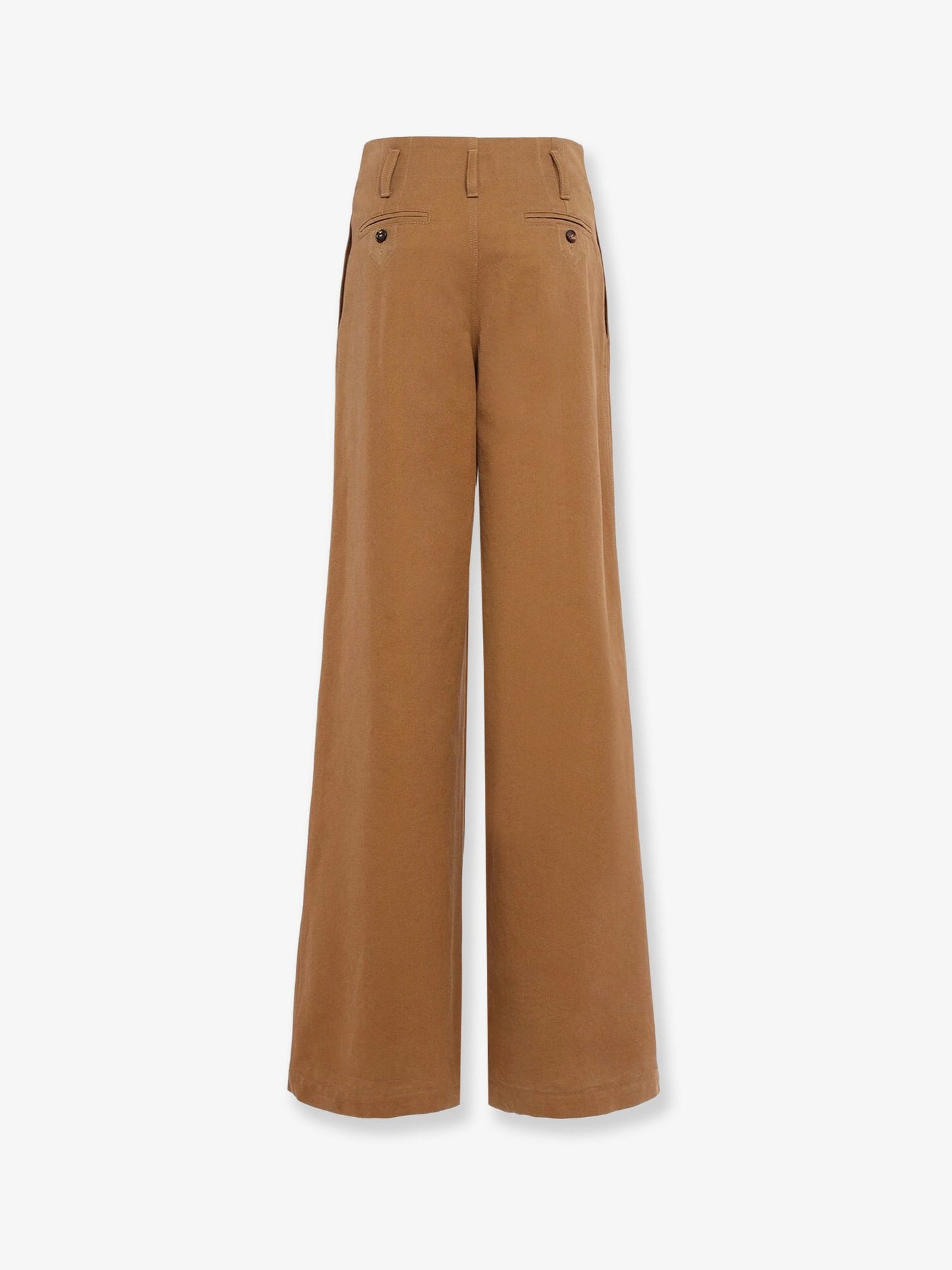 Chloe' Wide Leg Canvas Trousers