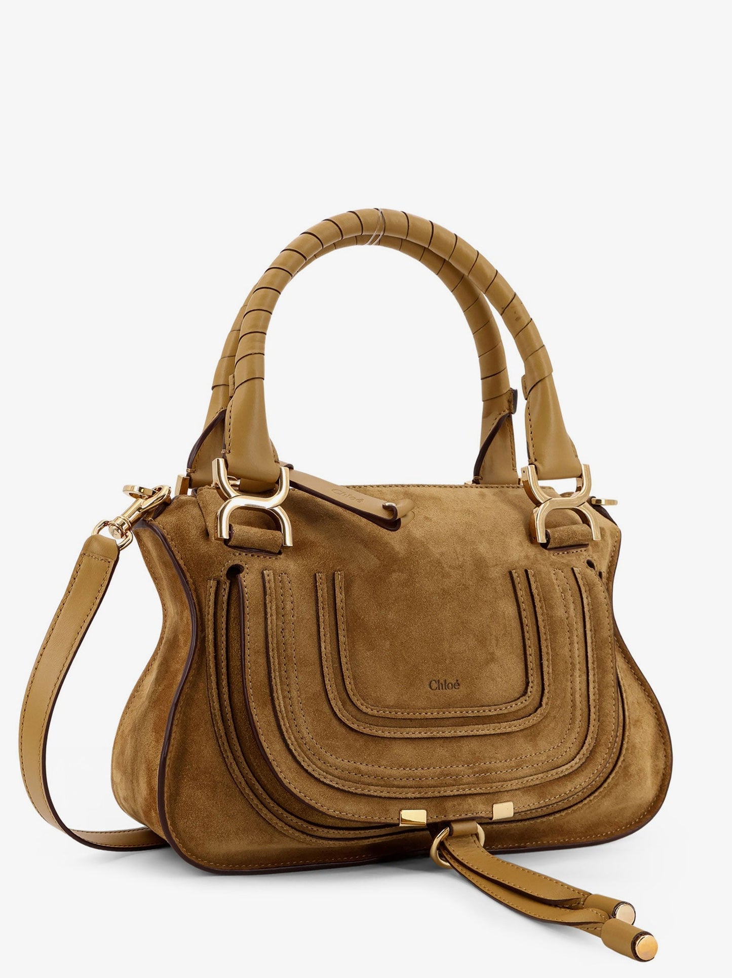Chloe' Marcie Small Suede Shoulder Bag