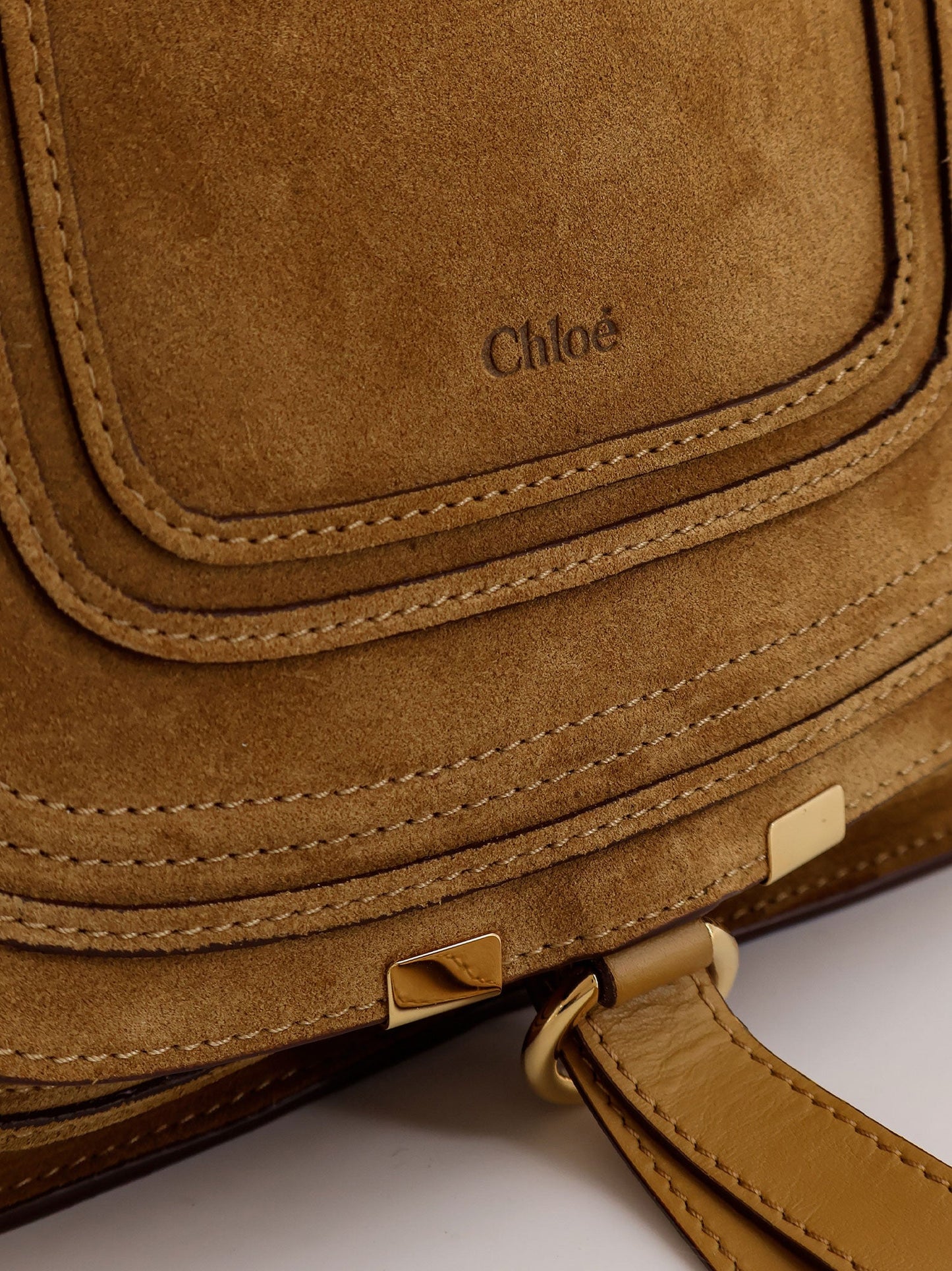 Chloe' Marcie Small Suede Shoulder Bag