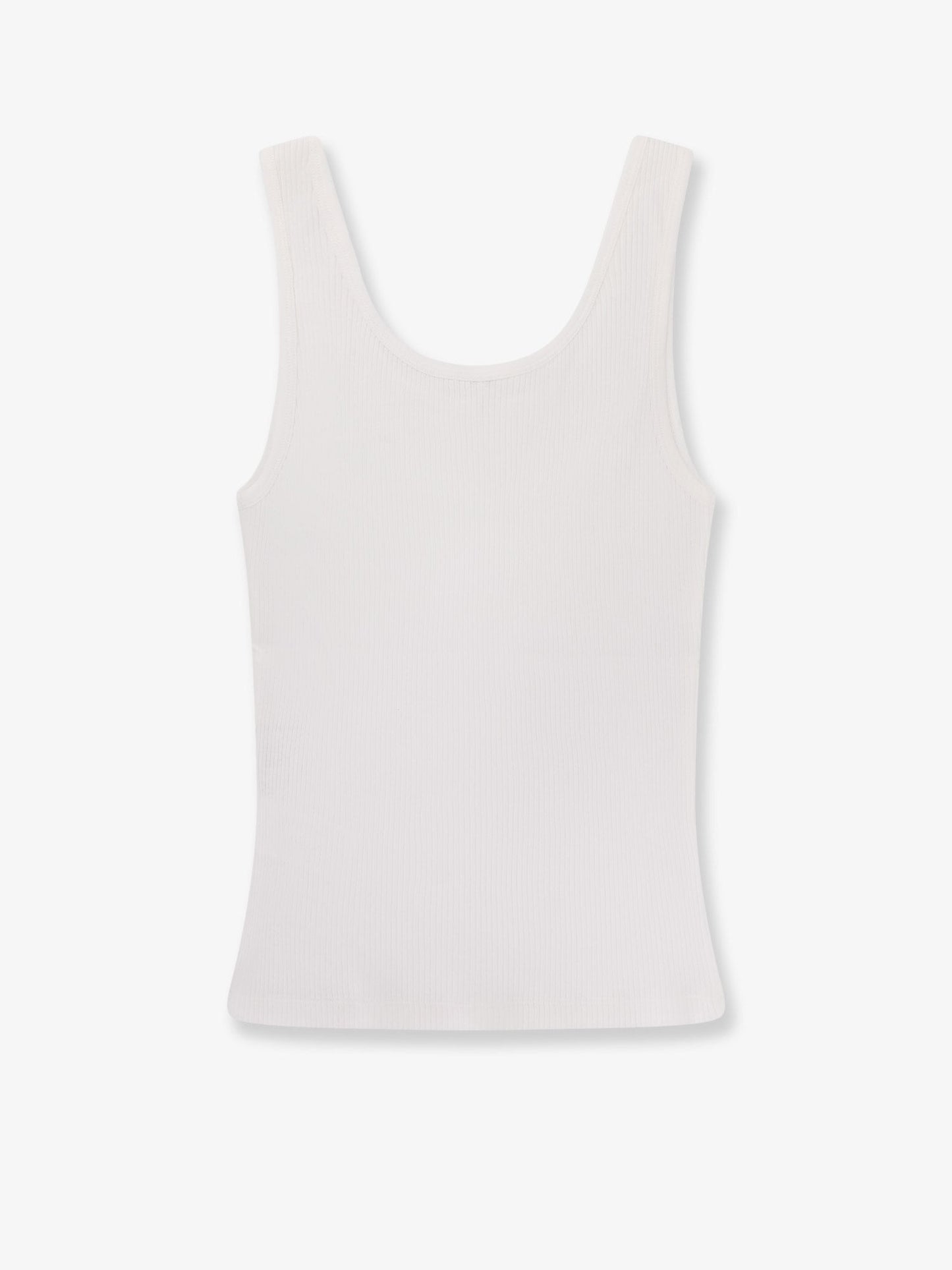 Chloe' Ribbed Cotton Tank Top