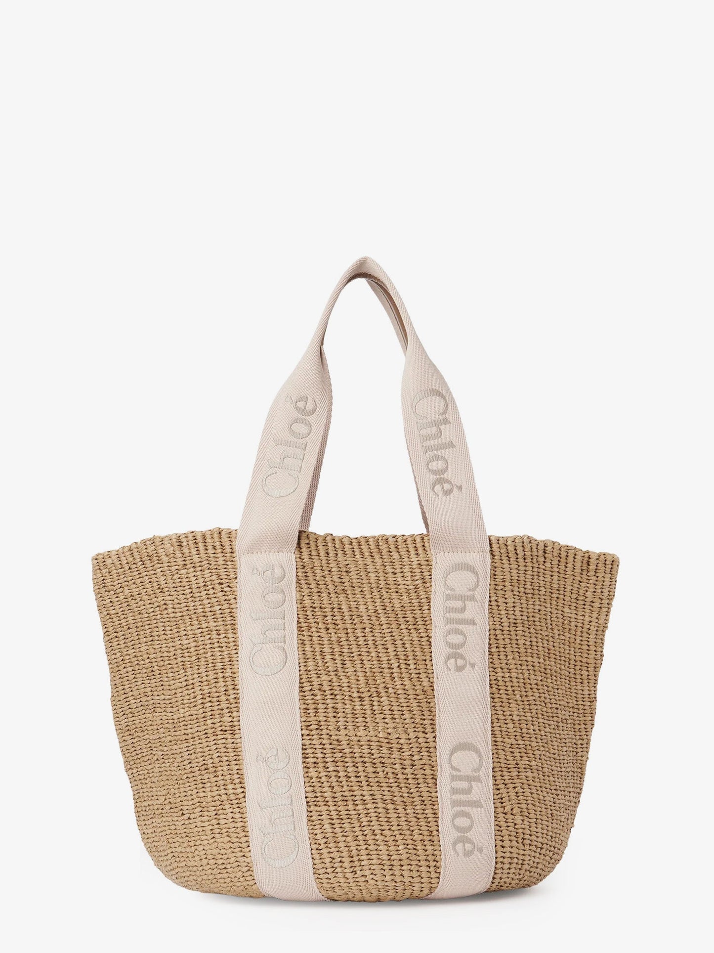 Chloe' Woody Rafia Shoulder Bag
