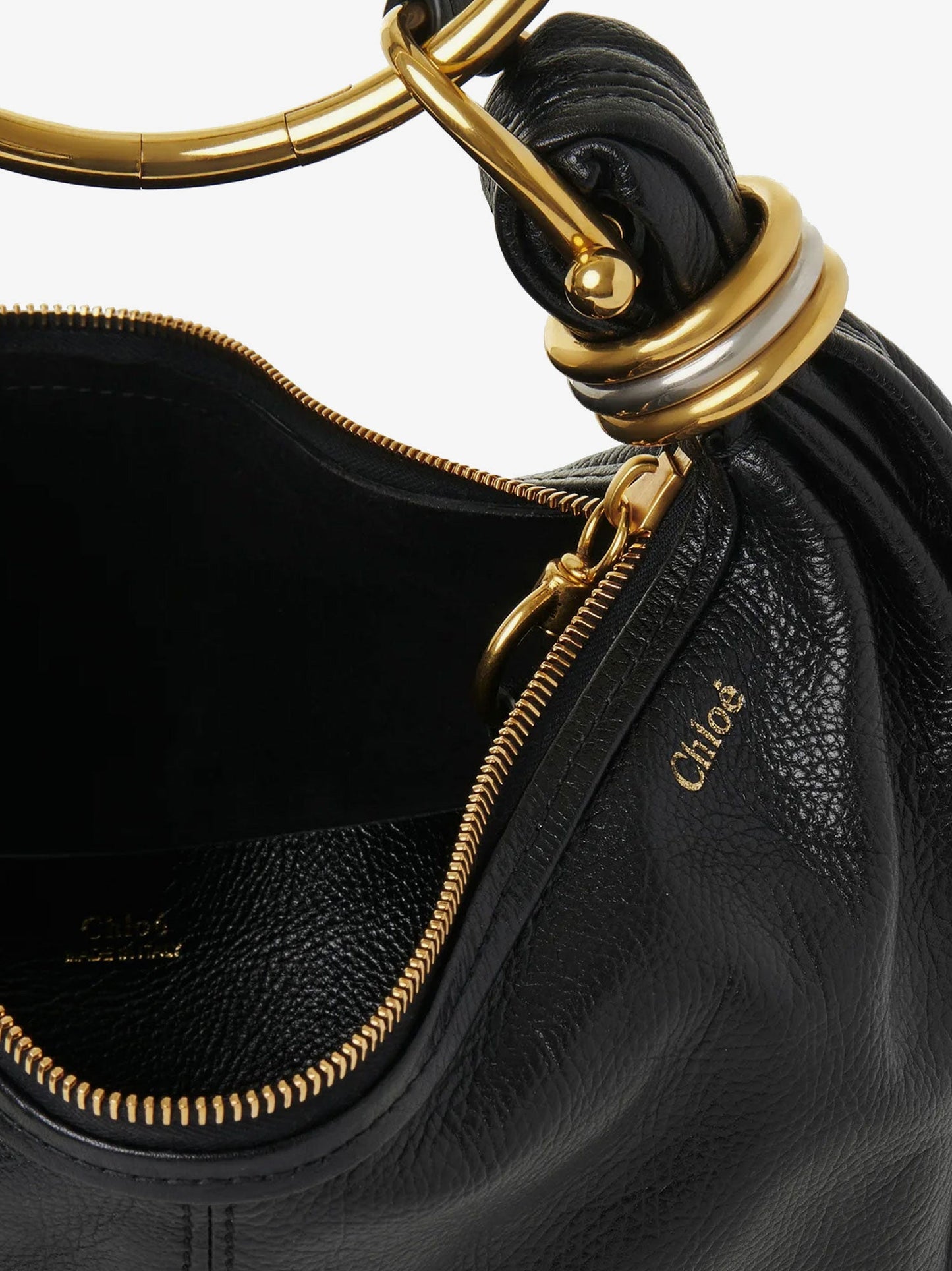 Chloe' Bracelet Bag Leather Handbag