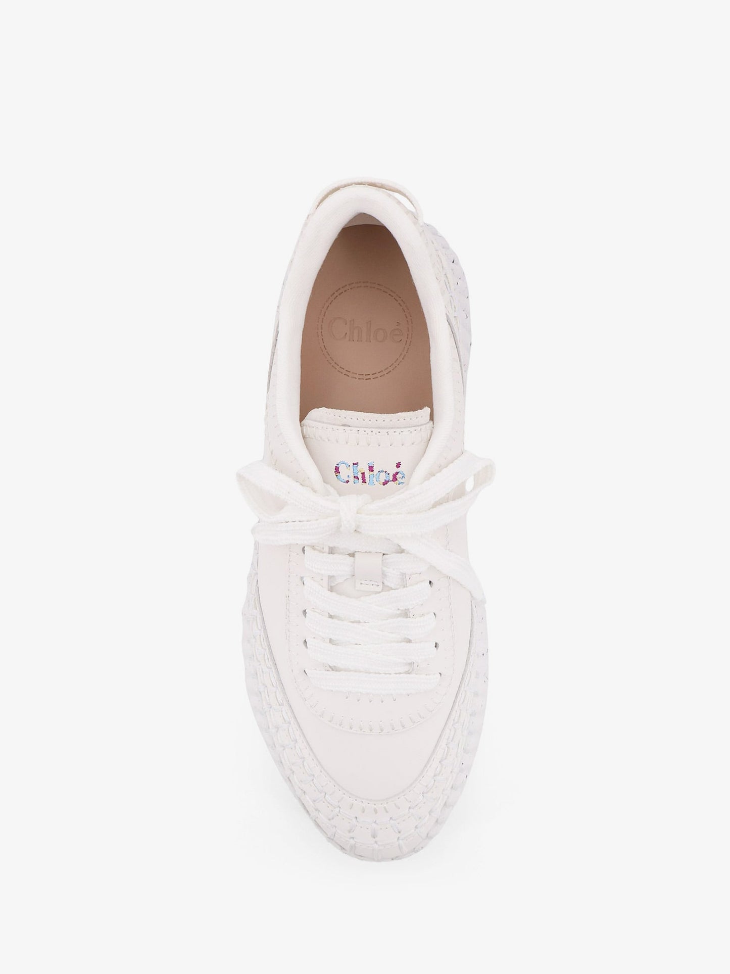 Chloe' Nama Low Top Leather Sneakers