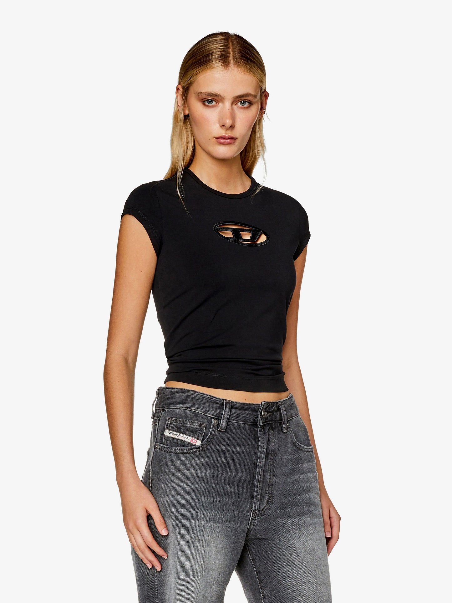 Diesel T Angie Stretch Cotton T Shirt