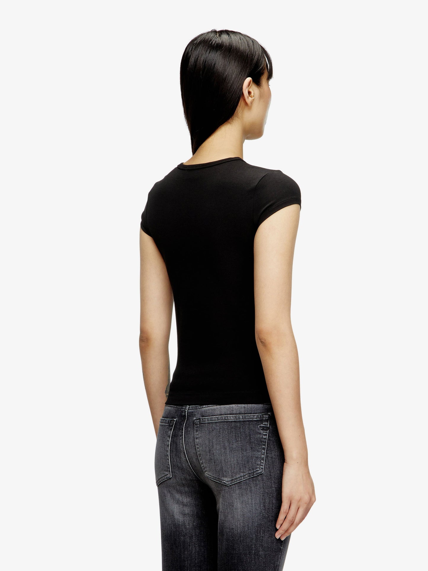 Diesel T Angie Stretch Cotton T Shirt