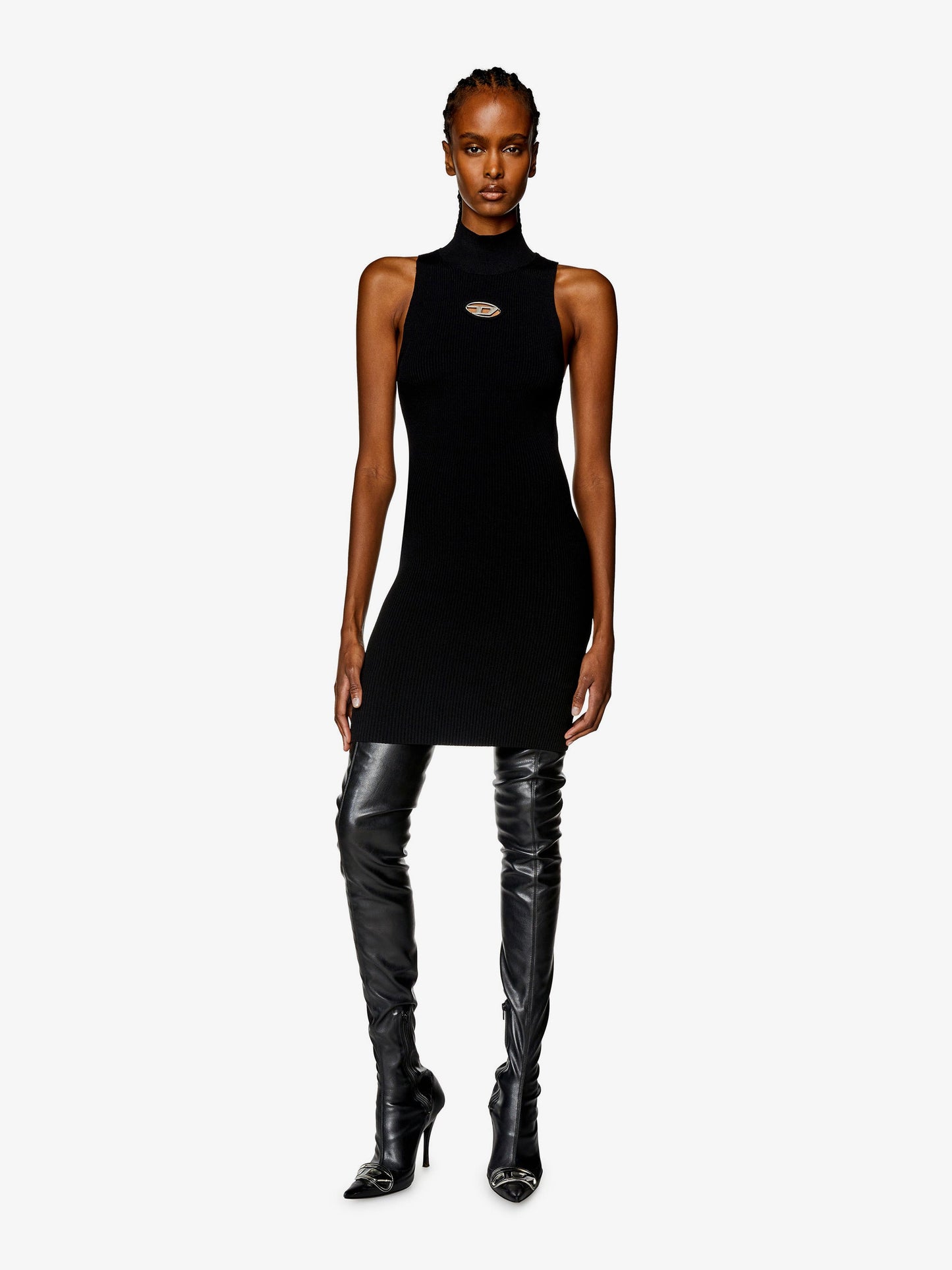 Diesel M Onervax Viscose Blend Short Dress