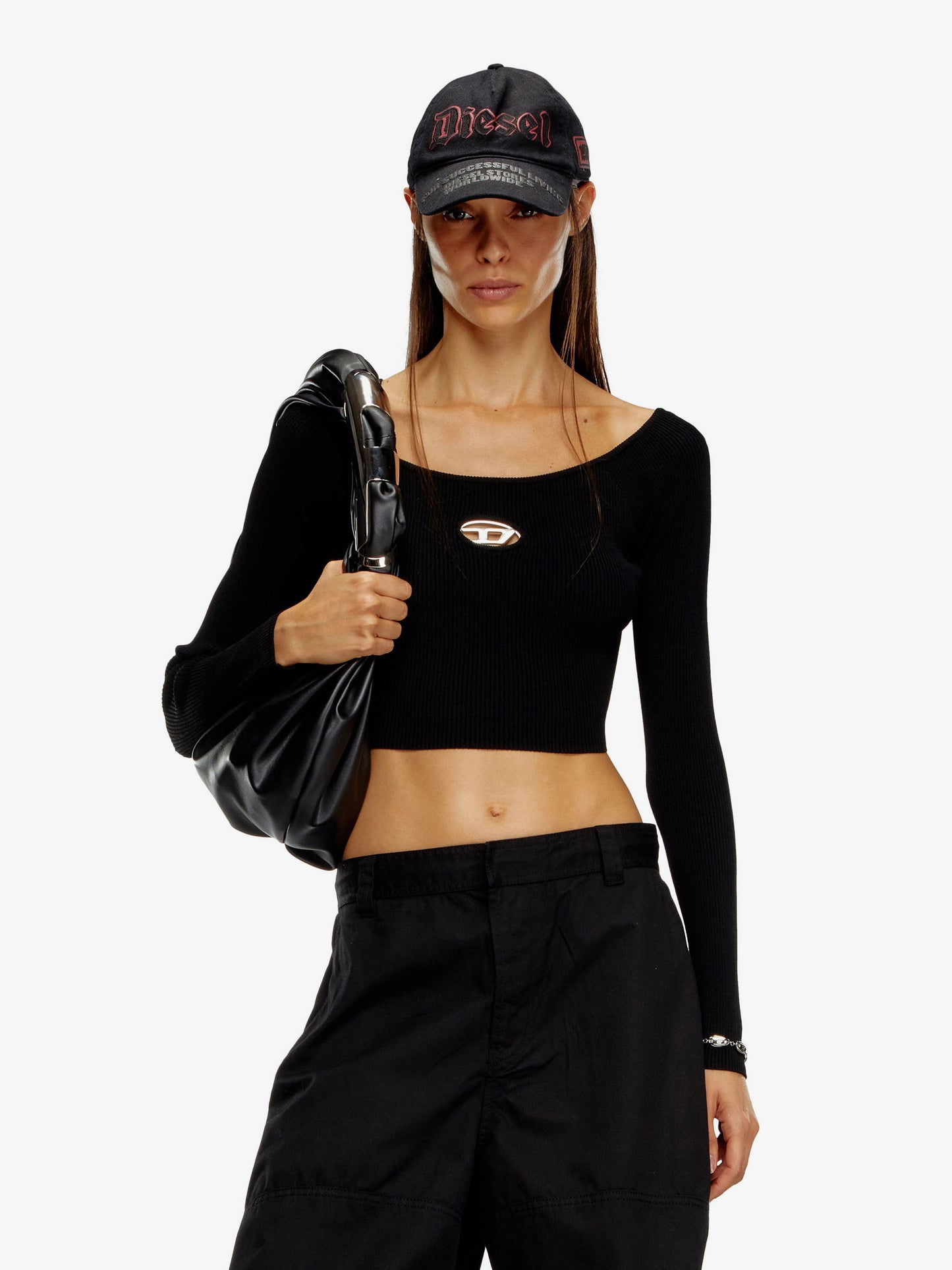 Diesel M Vera Ls Sustainable Viscose Sweater