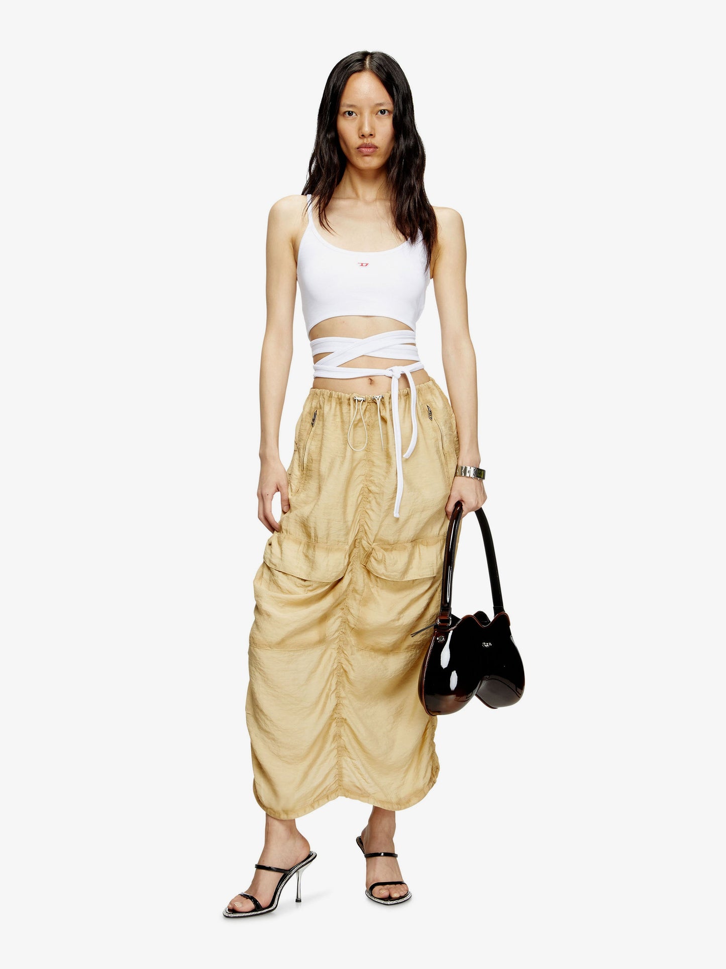 Diesel T Leya Tail Stretch Cotton Top