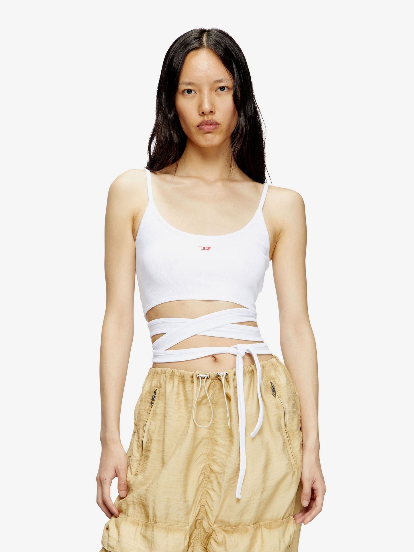Diesel T Leya Tail Stretch Cotton Top