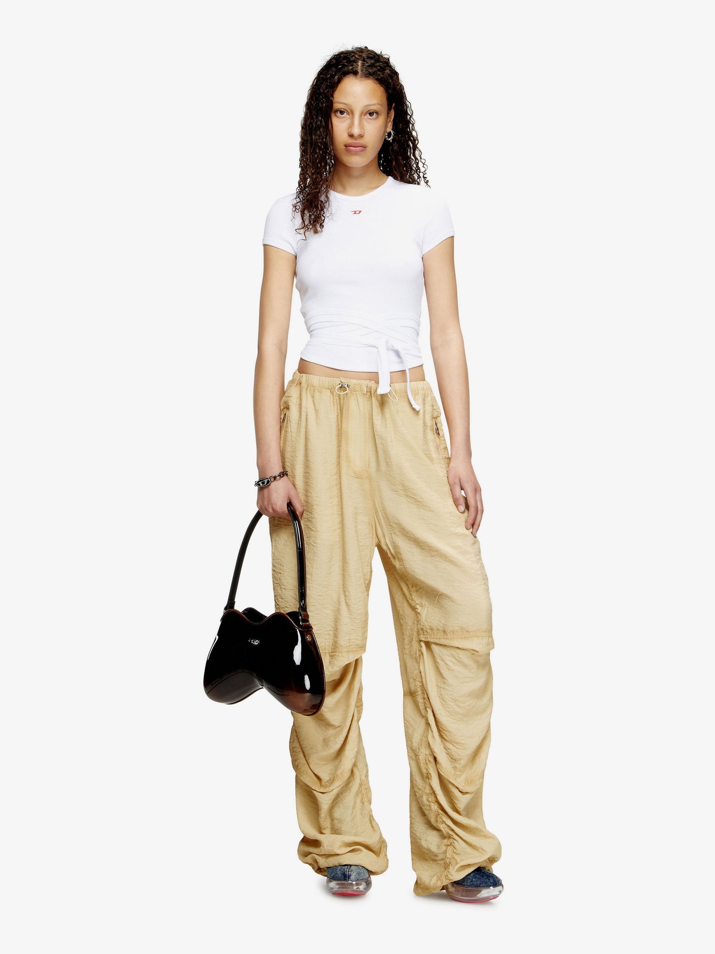 Diesel T Bunny Tail Stretch Cotton Top