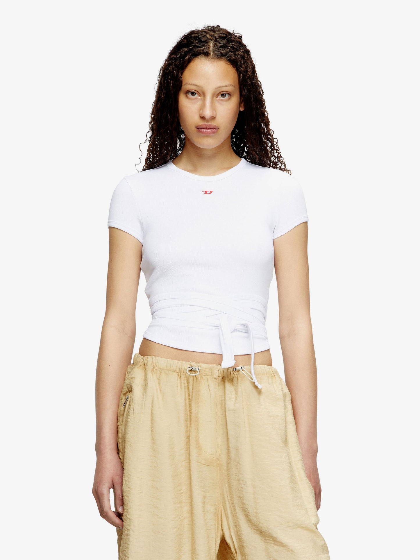 Diesel T Bunny Tail Stretch Cotton Top