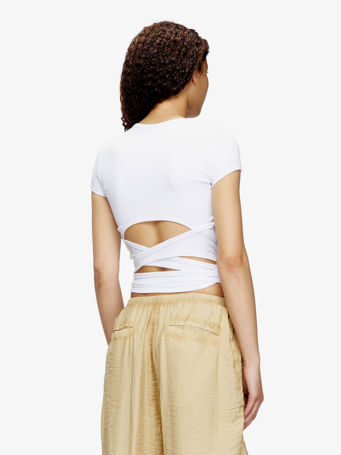 Diesel T Bunny Tail Stretch Cotton Top