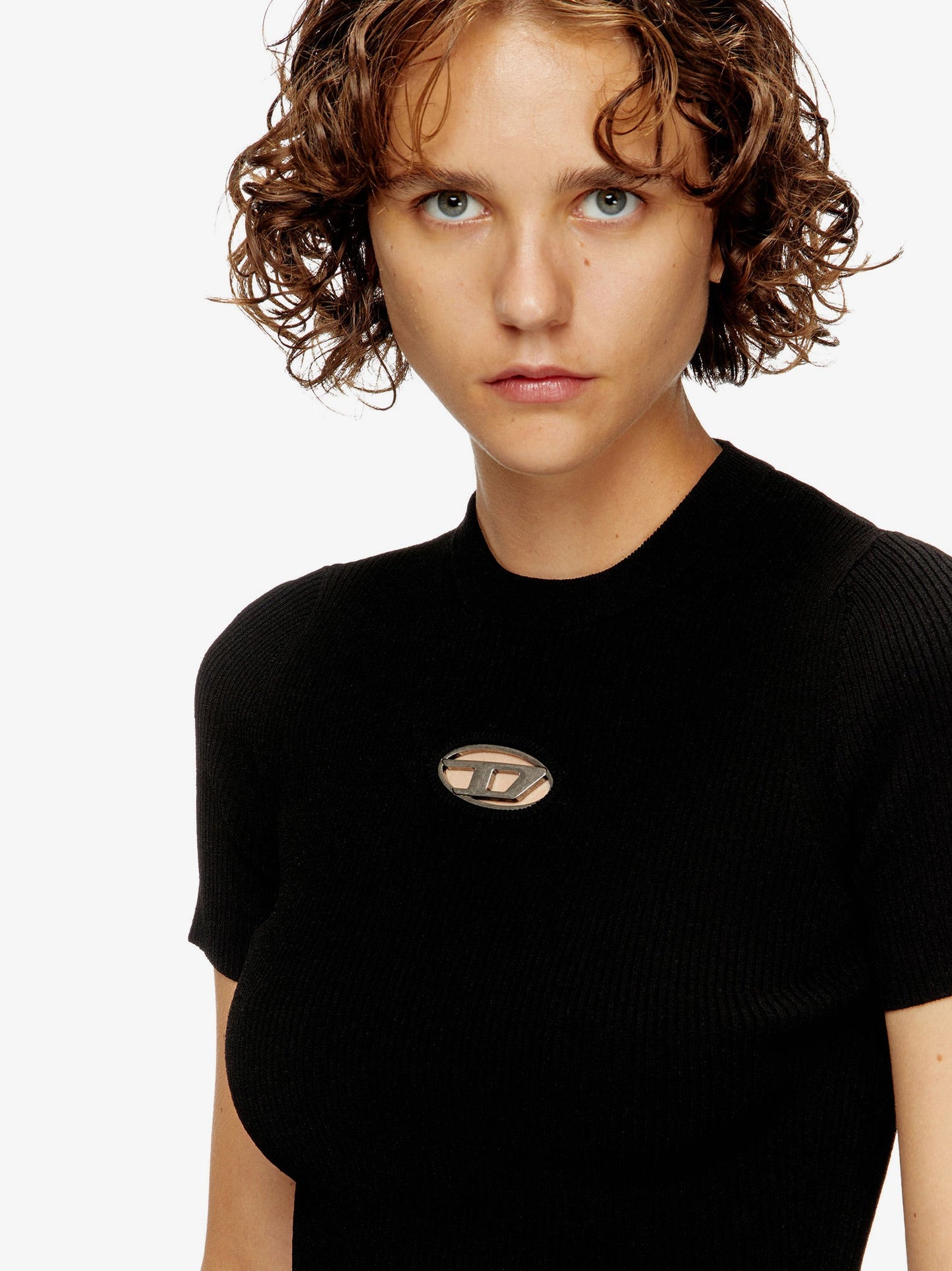 Diesel M Valari Ss Blend Certified Viscose T Shirt