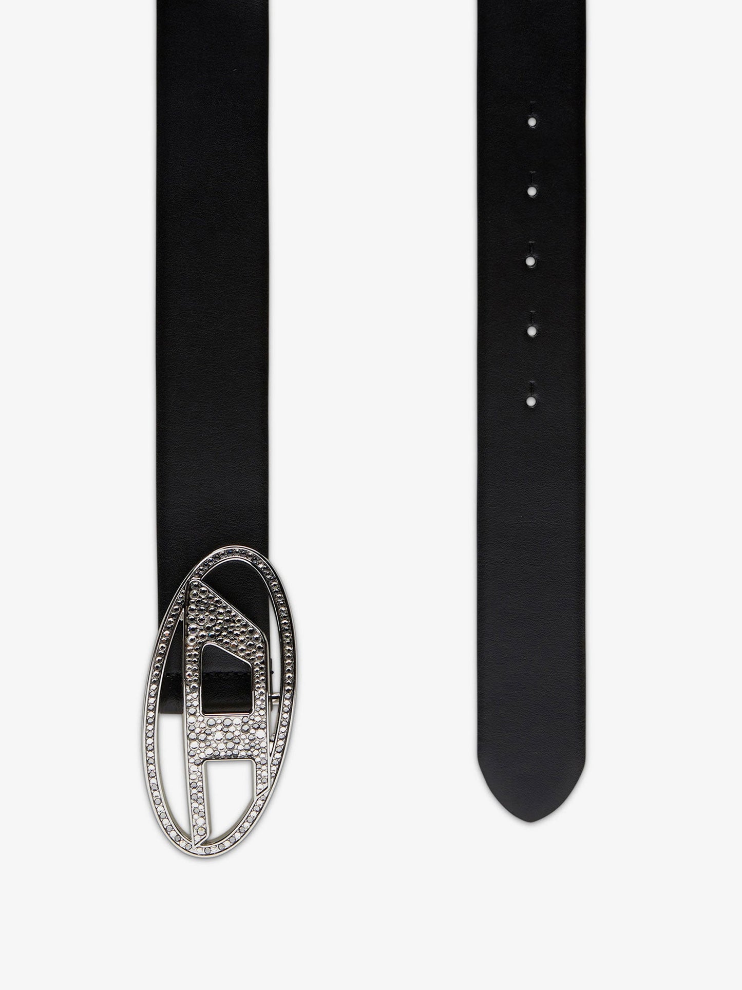 Diesel B 1 Dr Strass Leather Belt