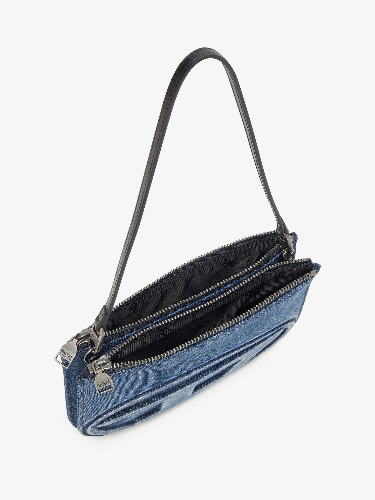 Diesel 1 Dr Twin Denim Crossbody Bag