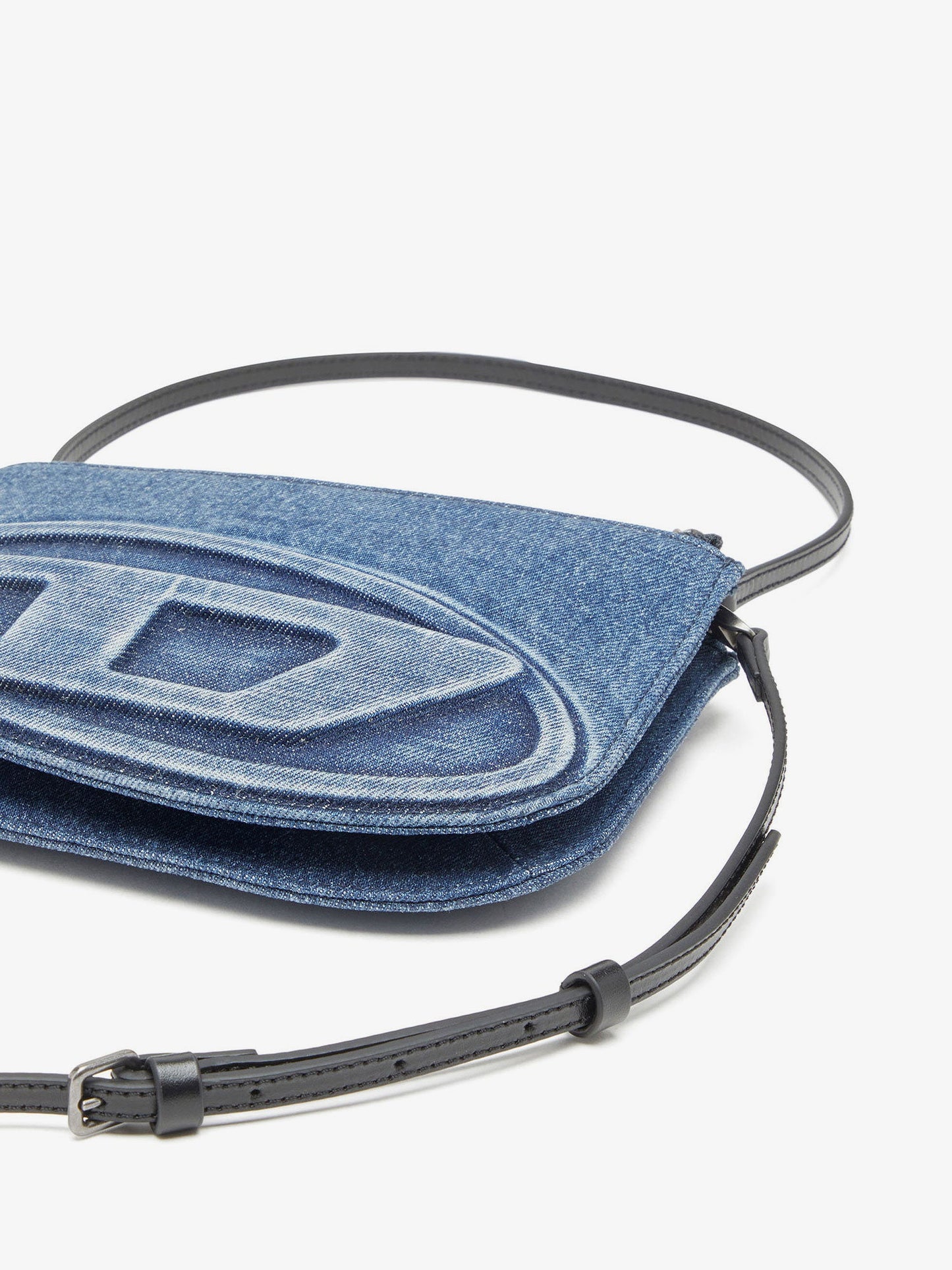 Diesel 1 Dr Twin Denim Crossbody Bag