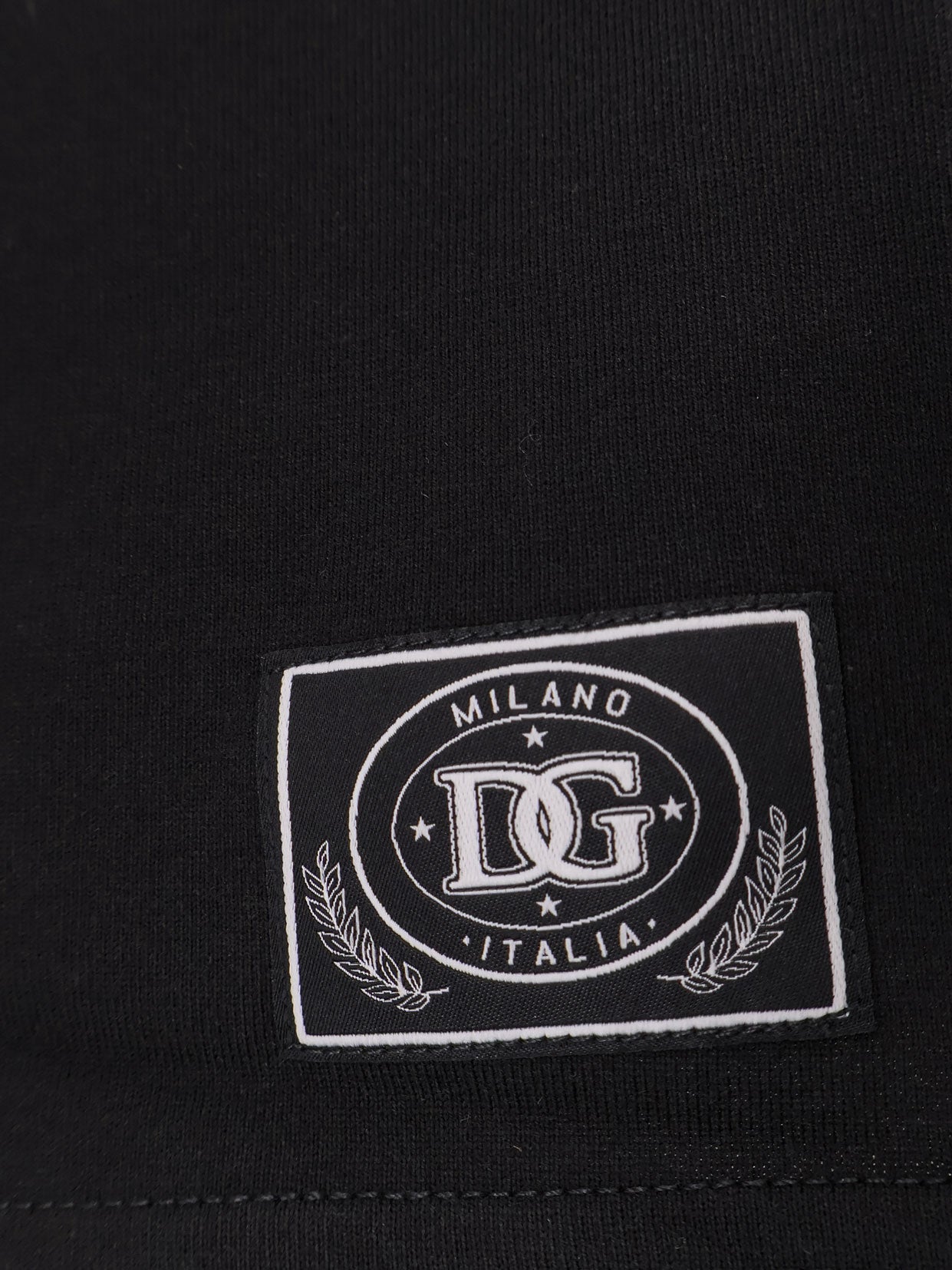 Dolce & Gabbana Cotton T Shirt With Embossed Dg Logo