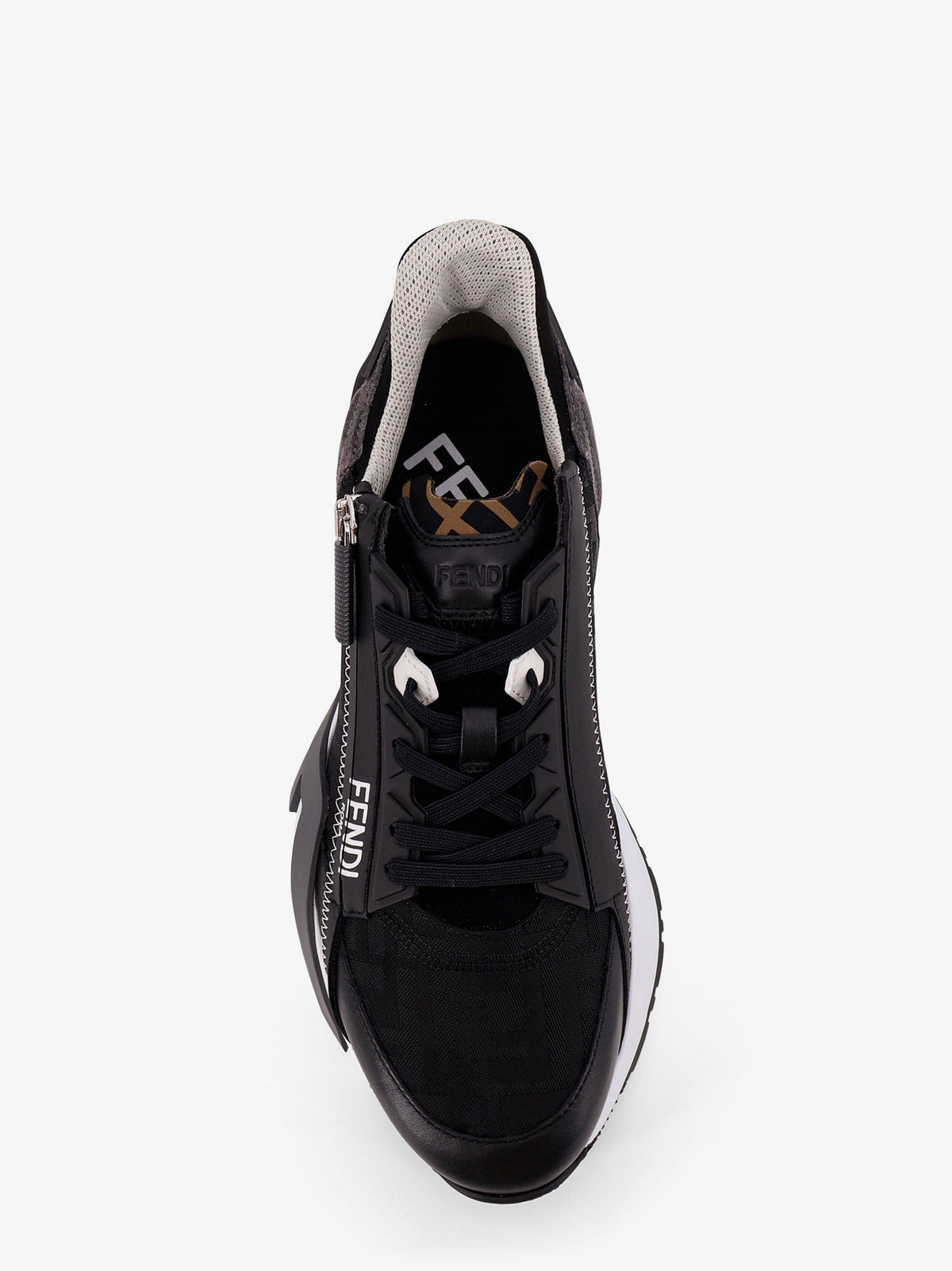 Fendi Fendi Flow slip-on sneakers - Nero+Nero+Antracite