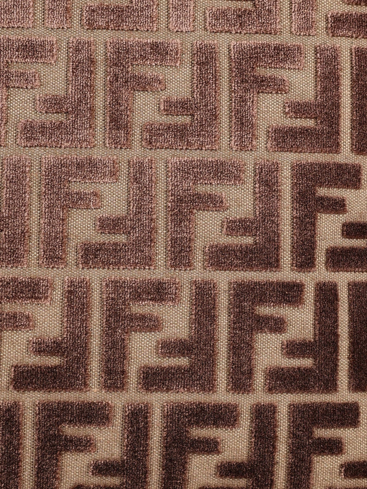 Fendi Roll Large FF jacquard fabric shopping bag - Chocolate+Os