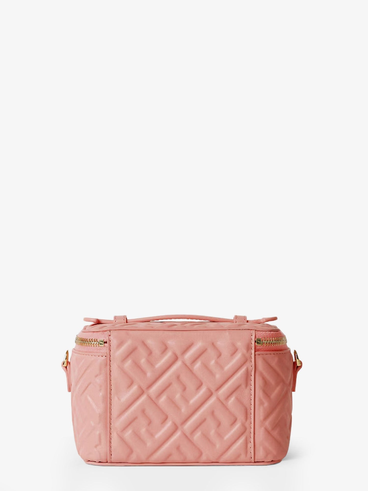 Fendi Vanity Leather Shoulder Bag With Ff Motif