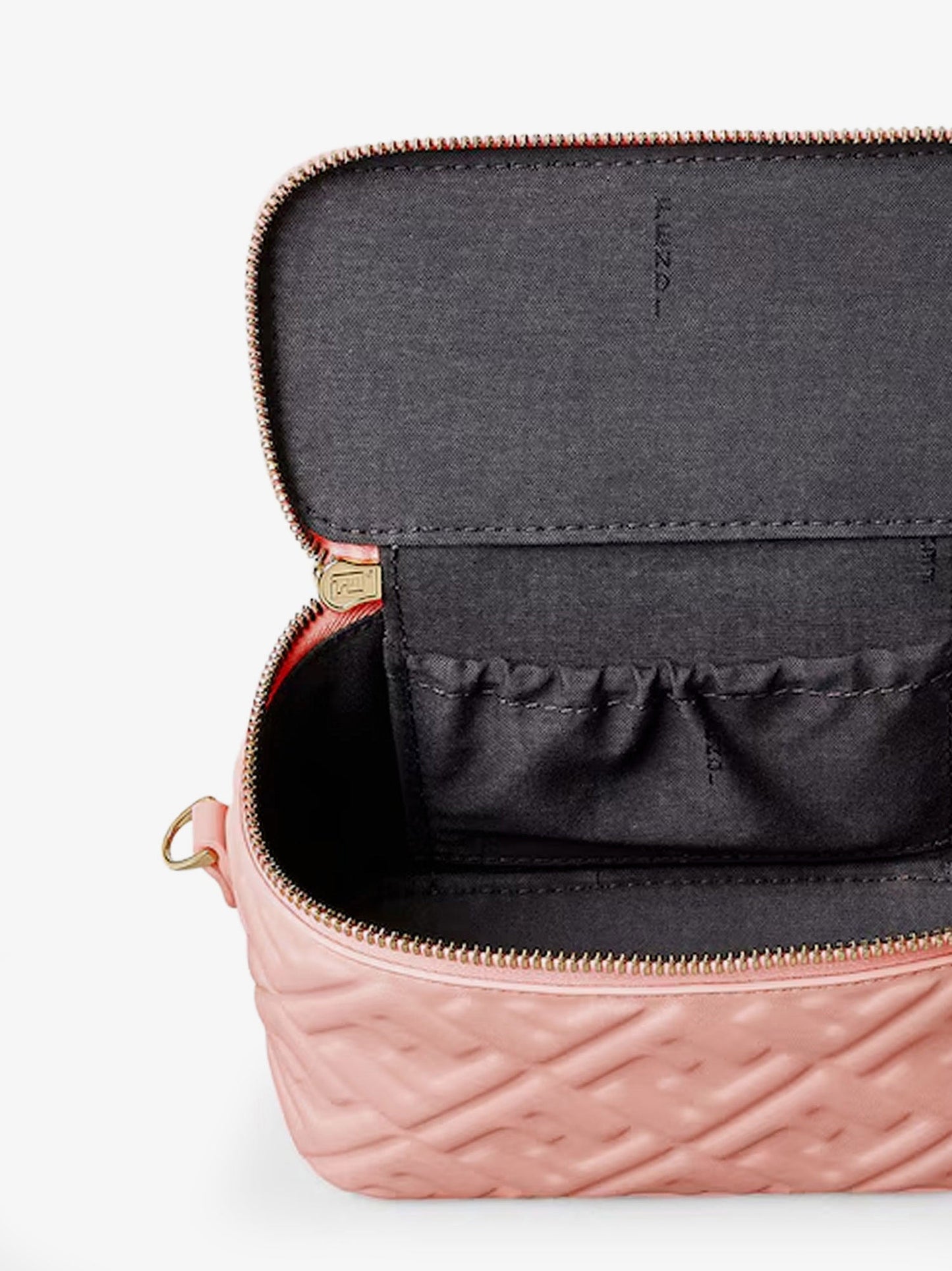 Fendi Vanity Leather Shoulder Bag With Ff Motif
