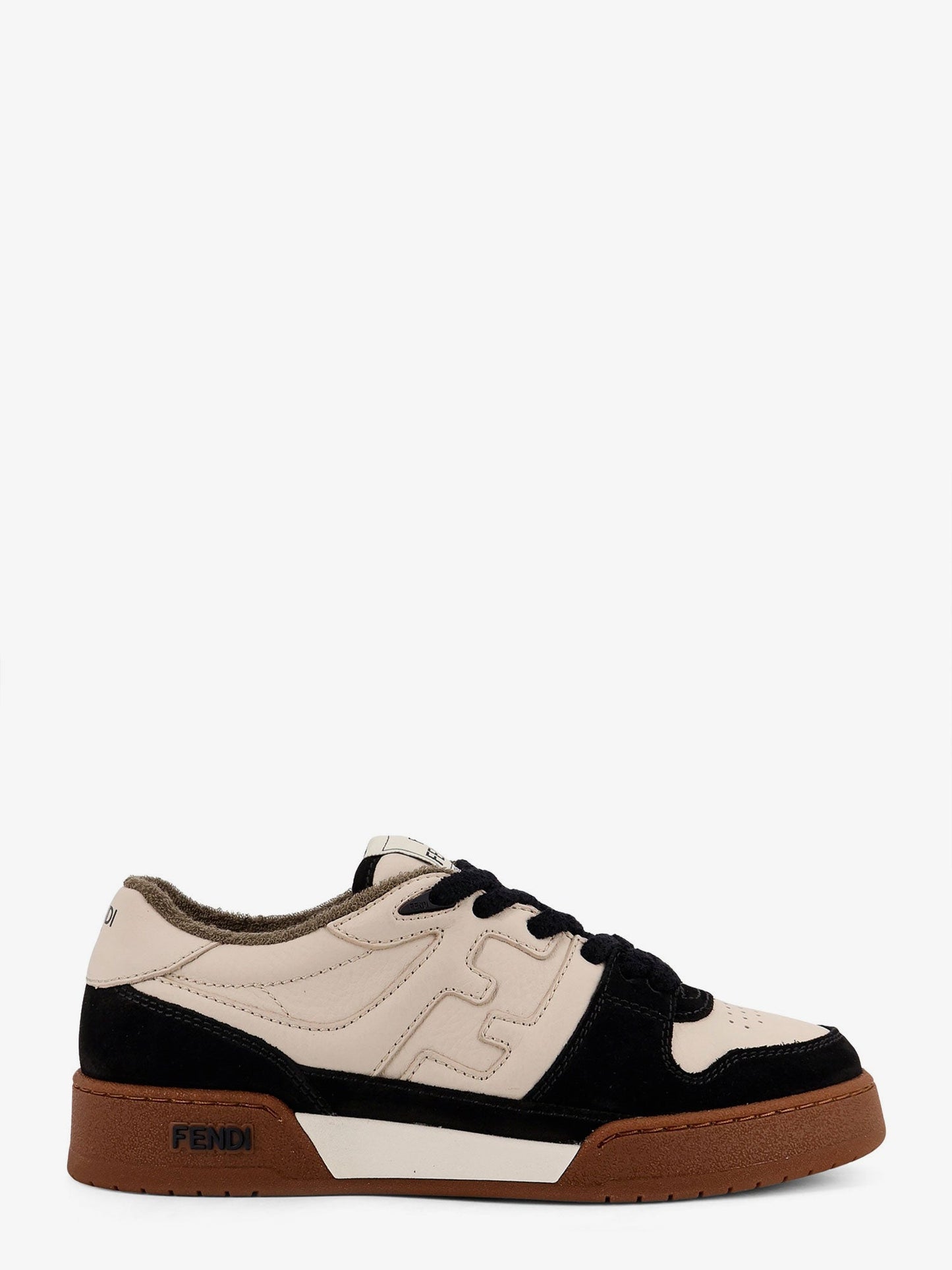 Fendi Fendi Match Low Top Leather Sneakers