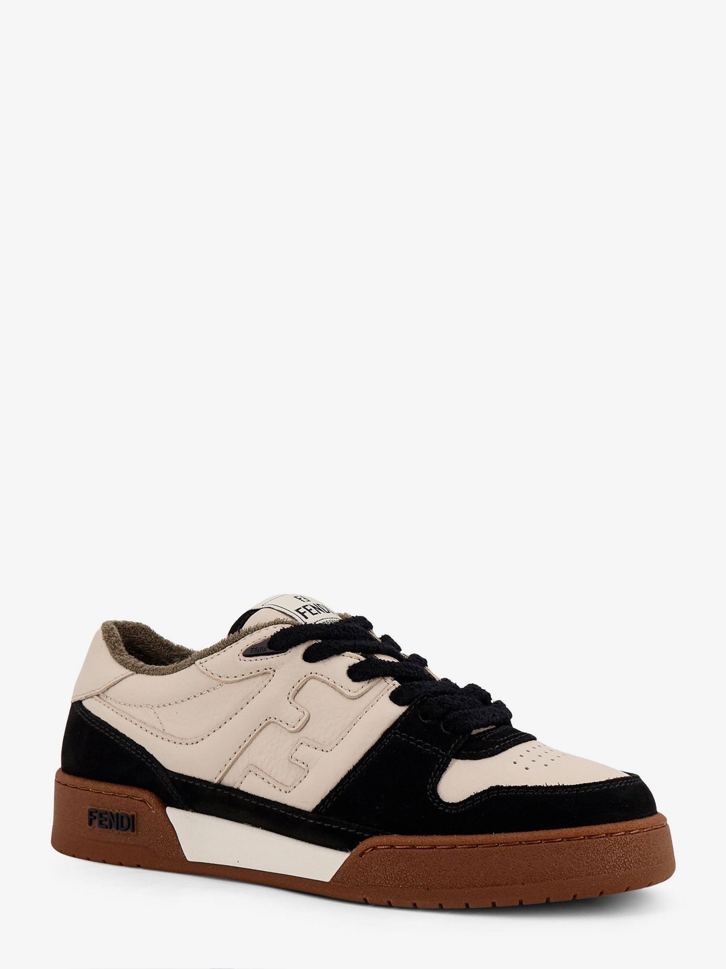 Fendi Fendi Match Low Top Leather Sneakers