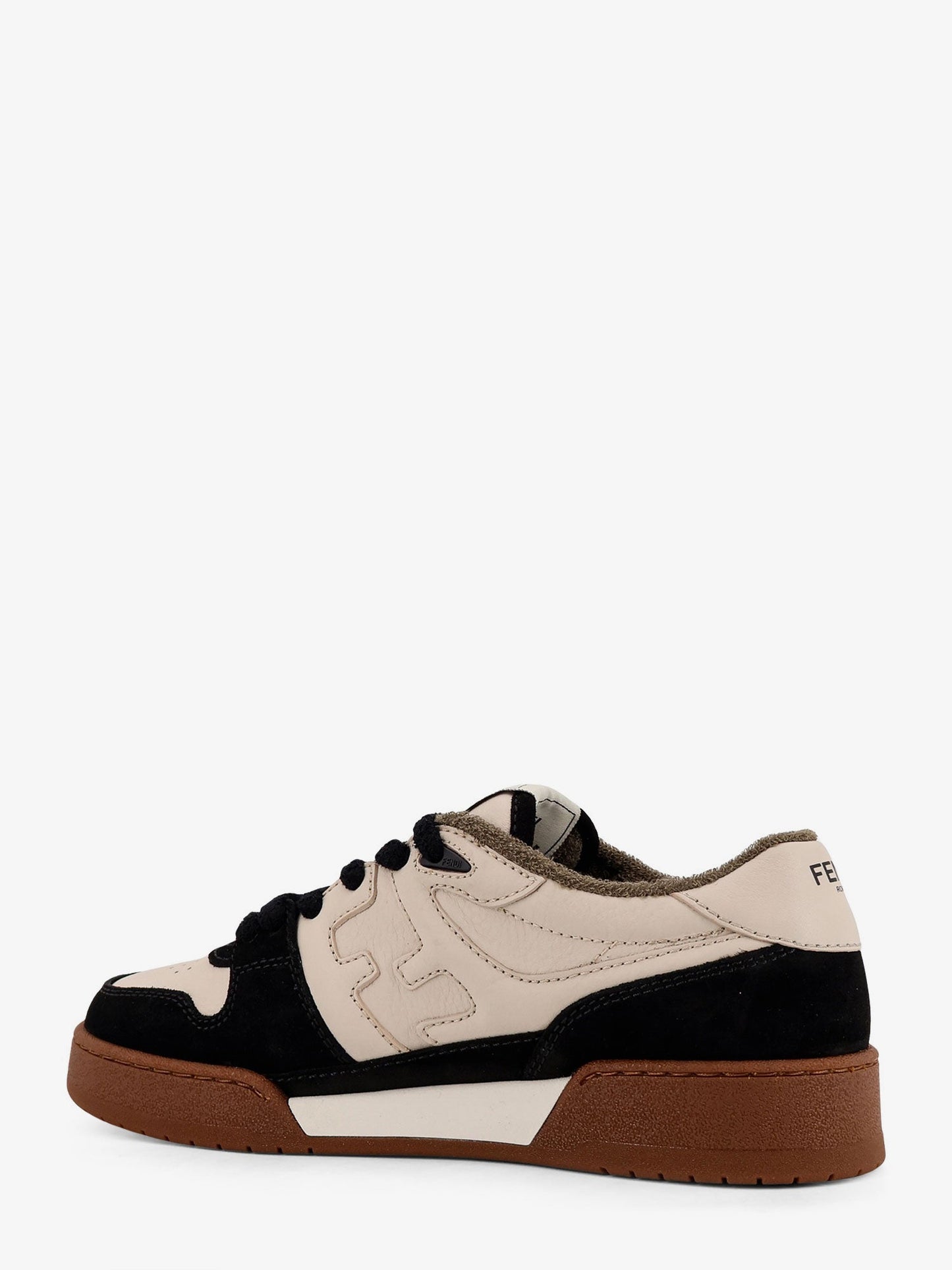 Fendi Fendi Match Low Top Leather Sneakers