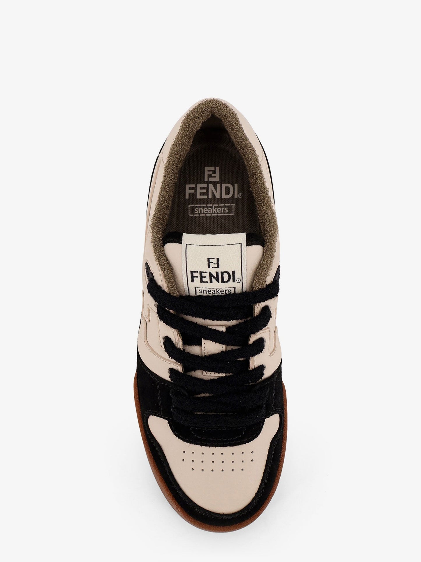 Fendi Fendi Match Low Top Leather Sneakers
