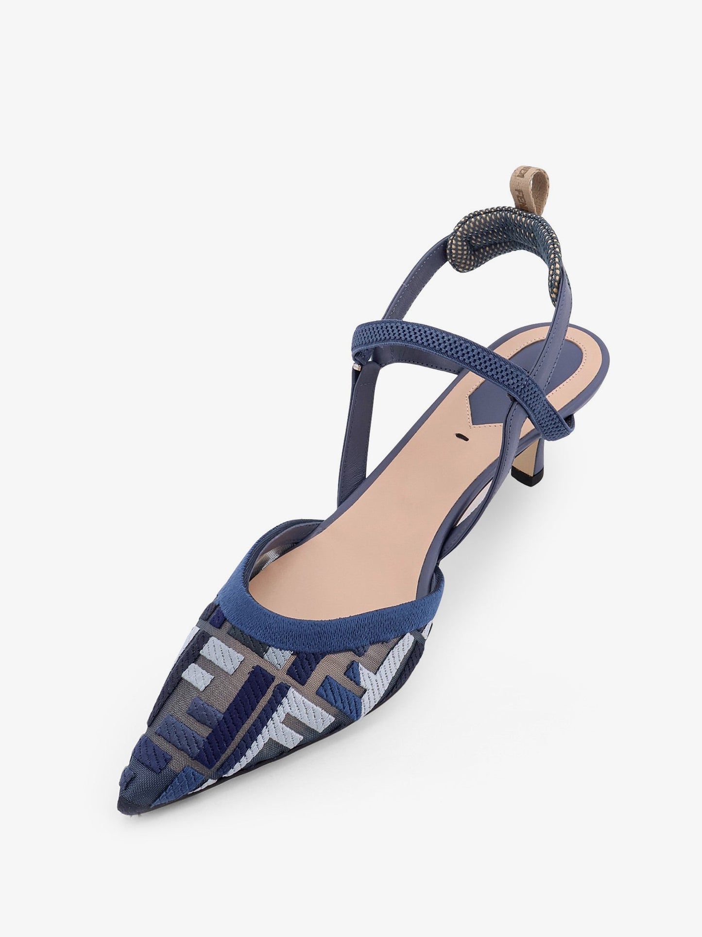 Fendi Colibri Mesh Pump With Ff Embroidery