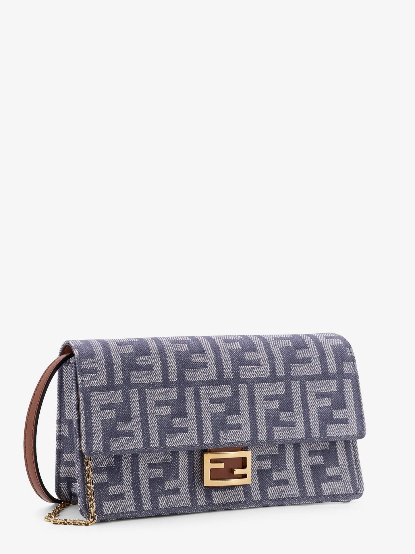 Fendi Wallet On Chain Baguette Shoulder Bag