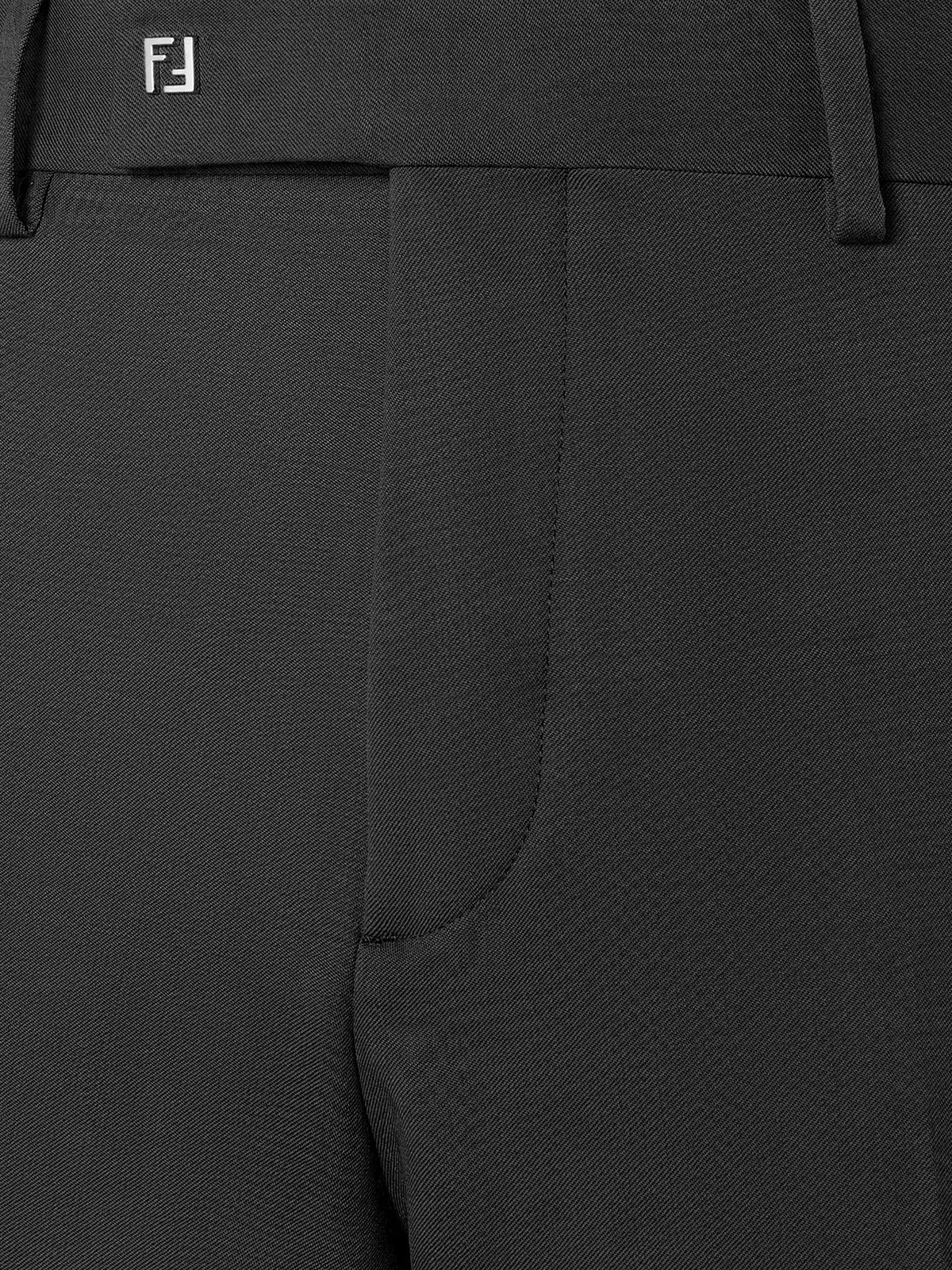 Fendi Virgin wool trousers - Nero
