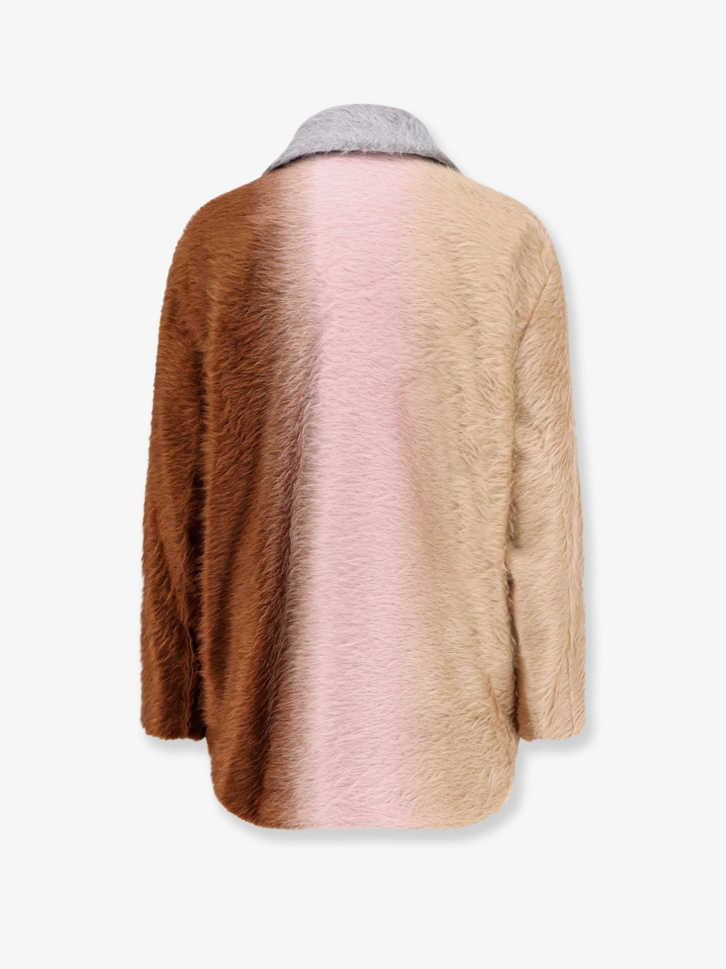 Fendi Alpaca And Wool Double Breasted Coat