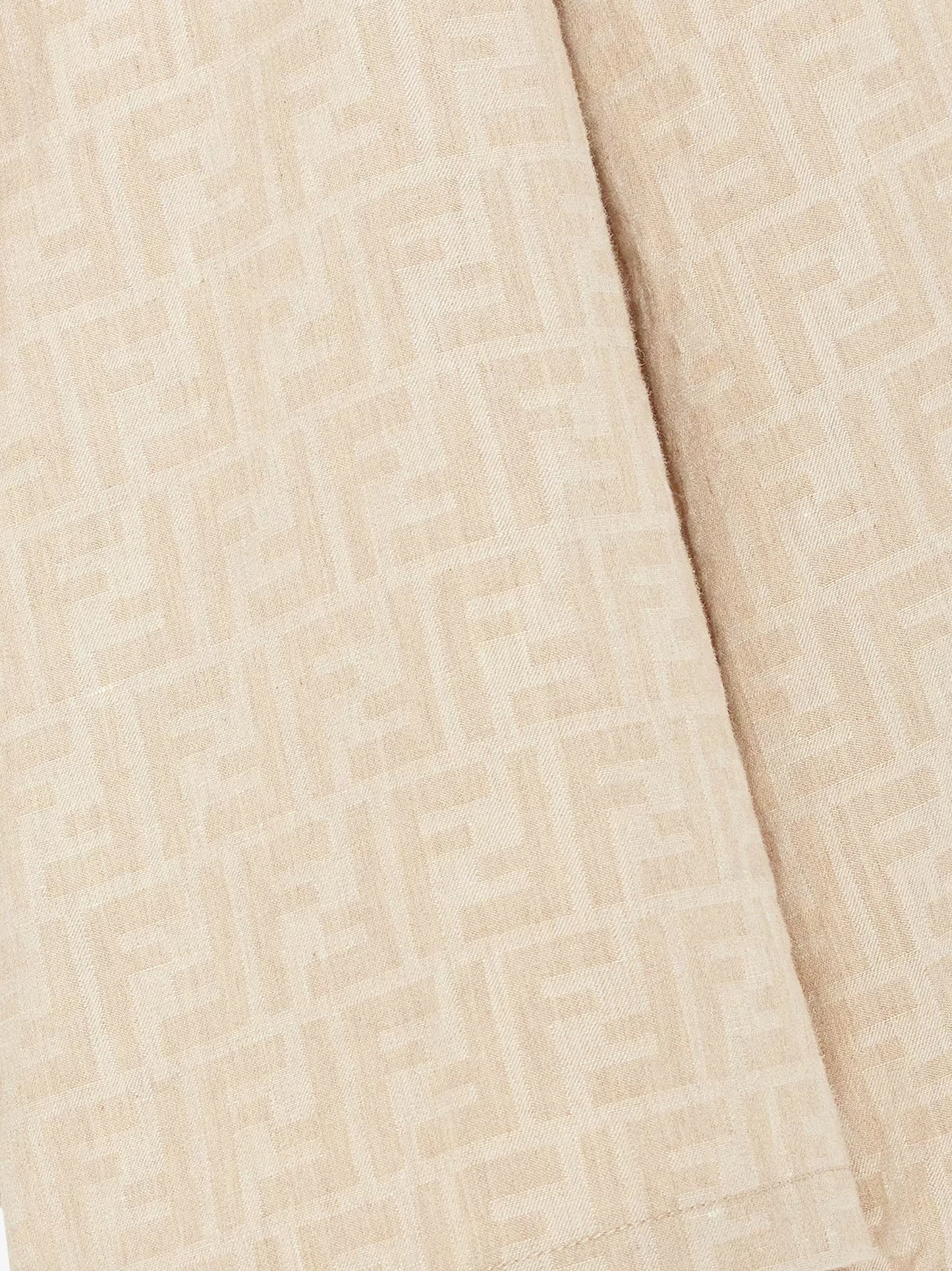 Fendi Ff Cotton And Linen Jacket