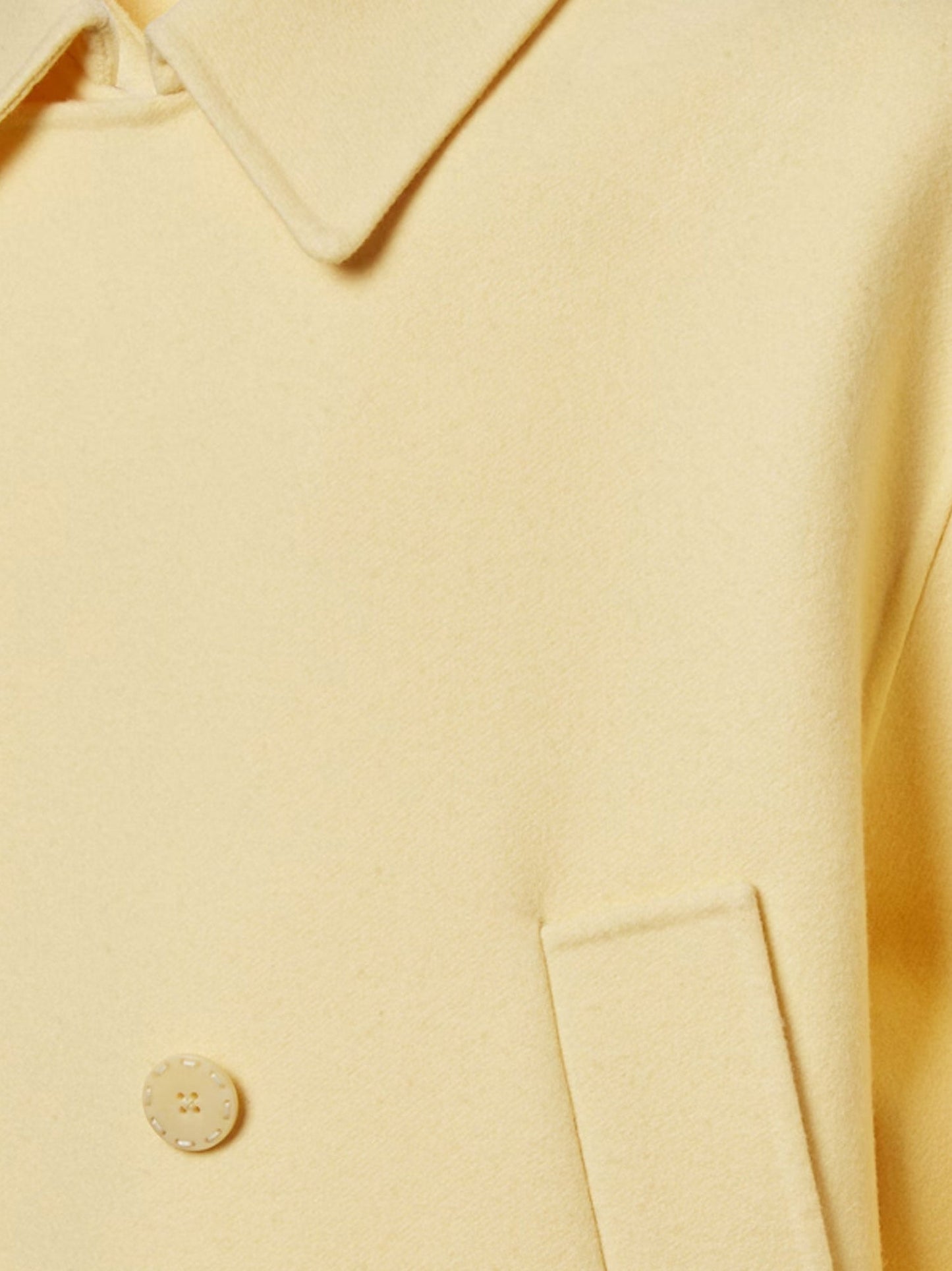 Fendi Double Breasted Wool Felt Peacoat