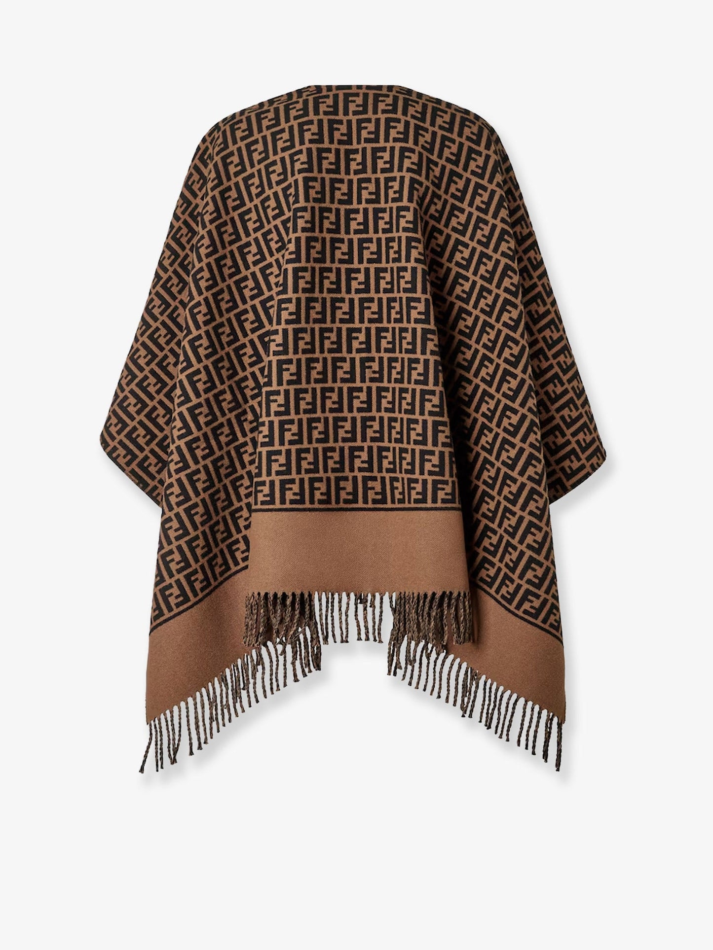 Fendi Wool And Cashmere Poncho