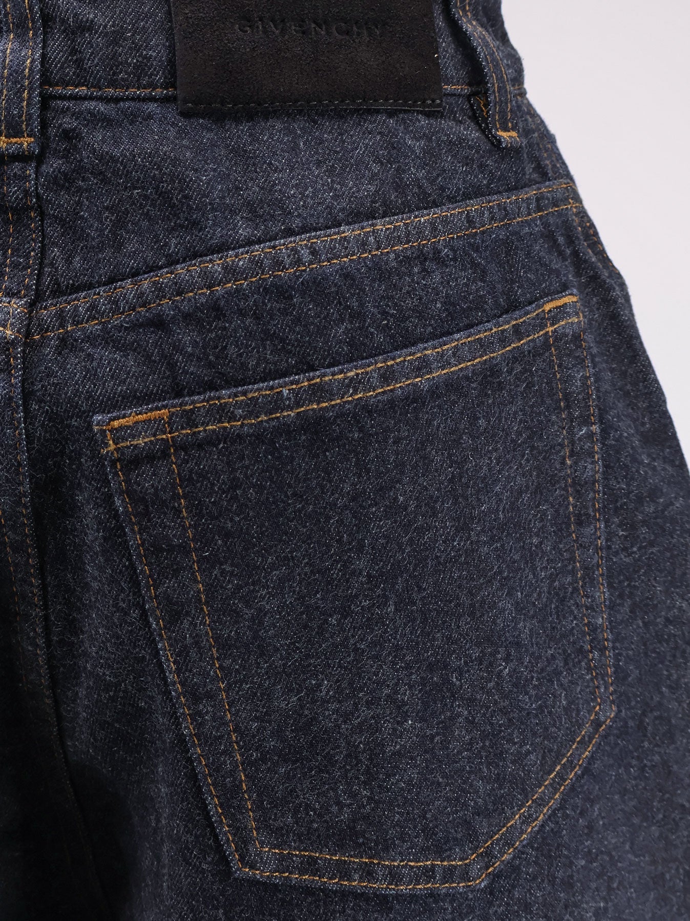 Givenchy Twisted Dark Blue Denim Jeans