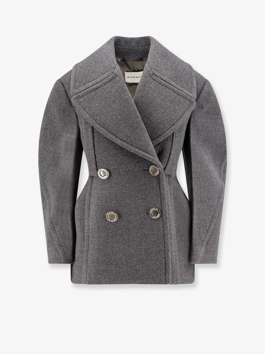 Givenchy Double Breasted Wool Jacket