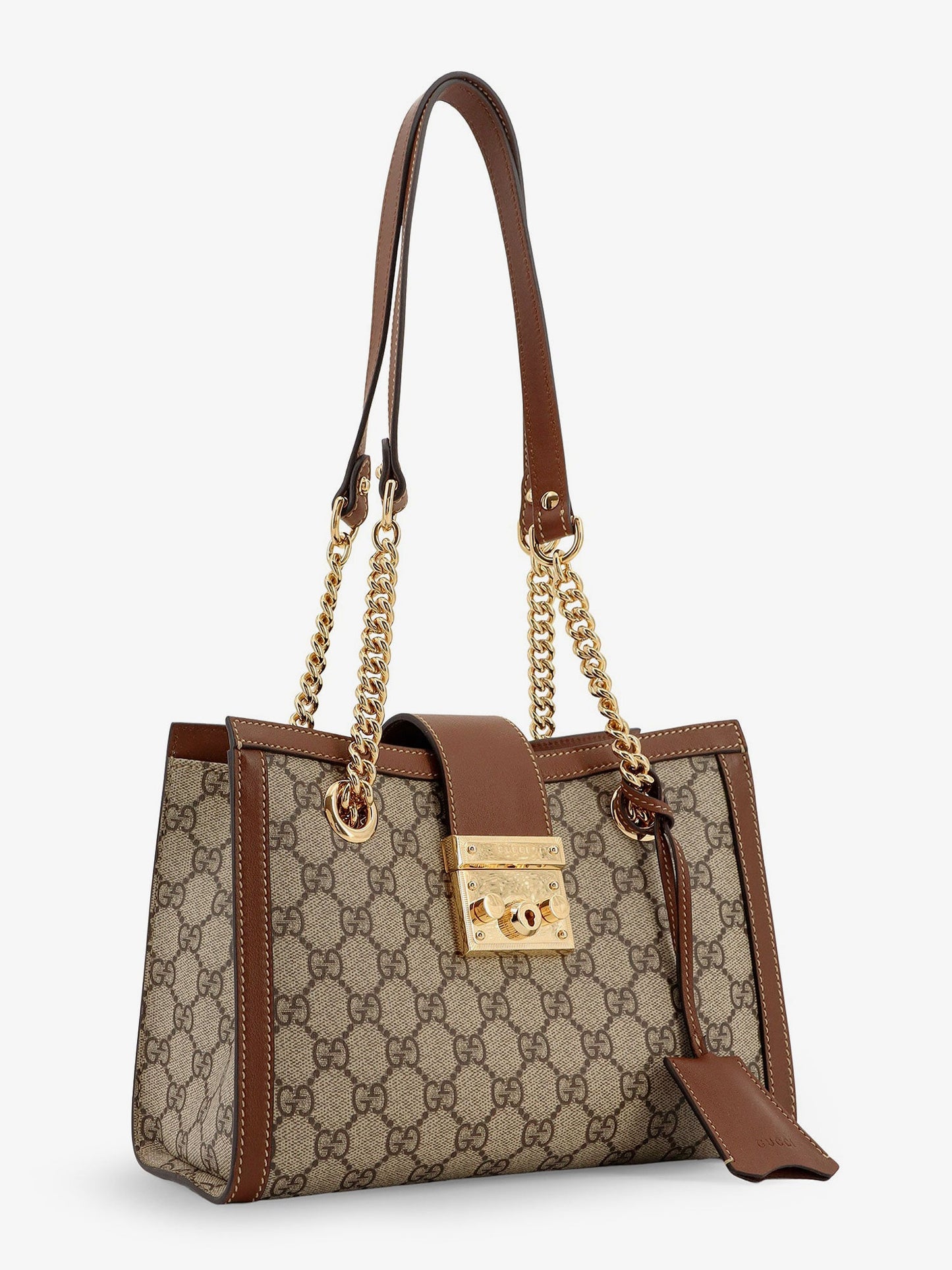 Gucci Padlock Gg Supreme Fabric Shoulder Bag