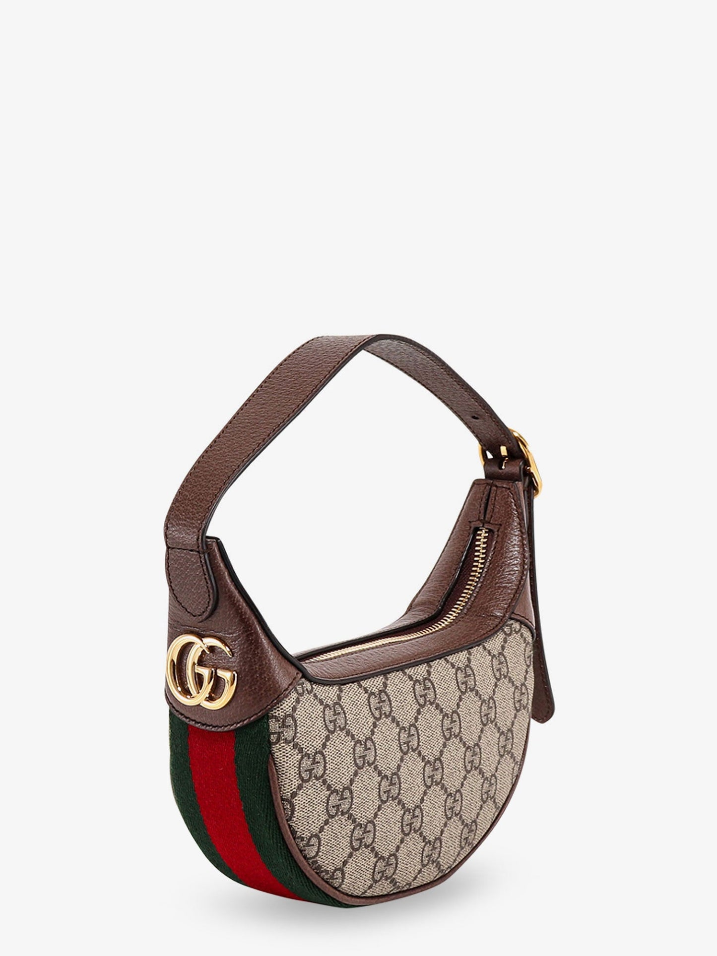 Gucci Ophidia Small Supreme Gg Fabric And Leather Shoulder Bag