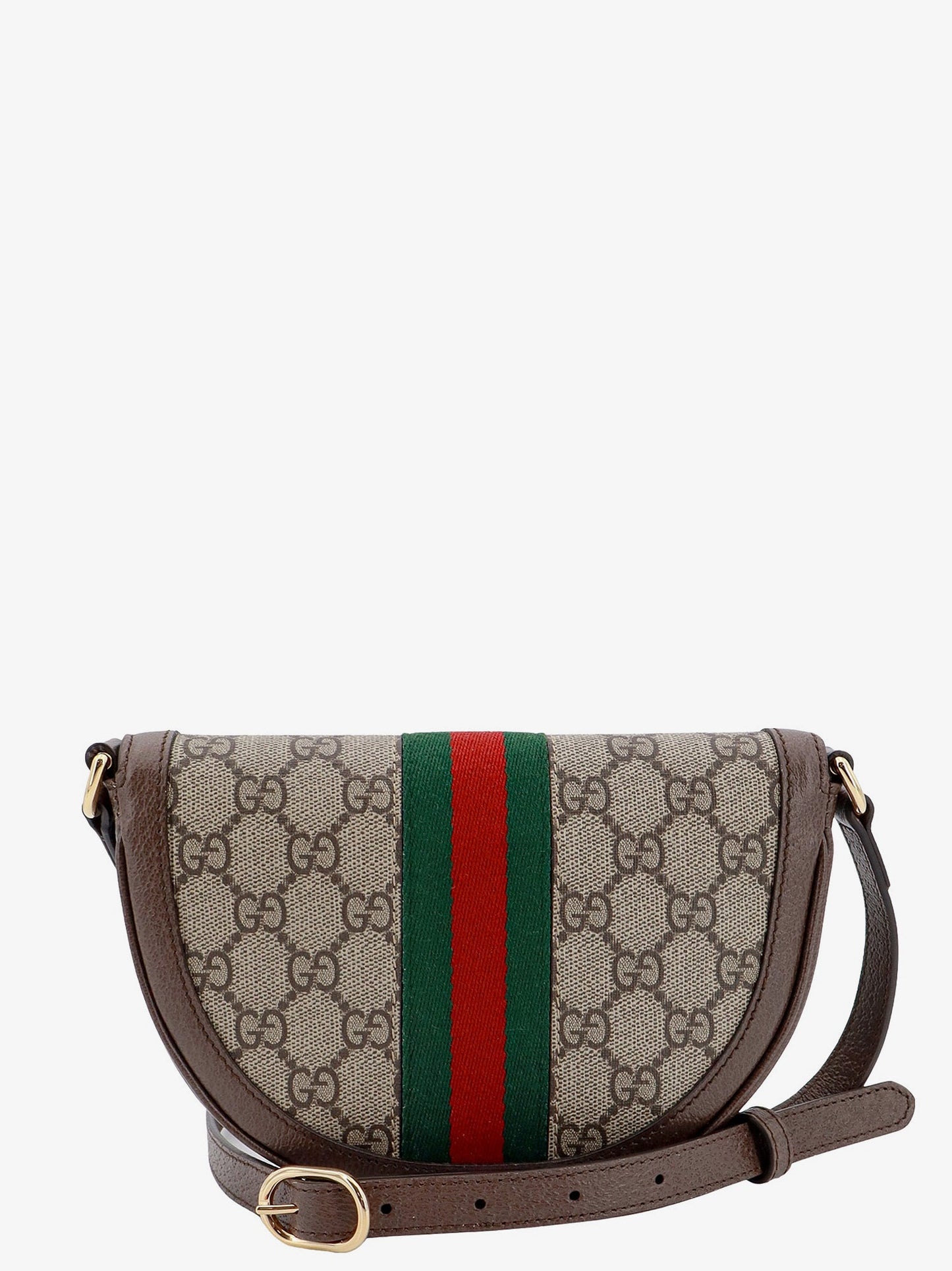 Gucci Ophidia Small Supreme Gg Fabric And Leather Shoulder Bag