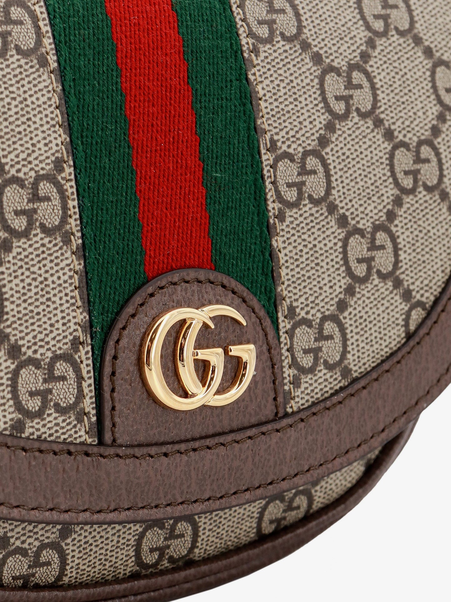 Gucci Ophidia Small Supreme Gg Fabric And Leather Shoulder Bag