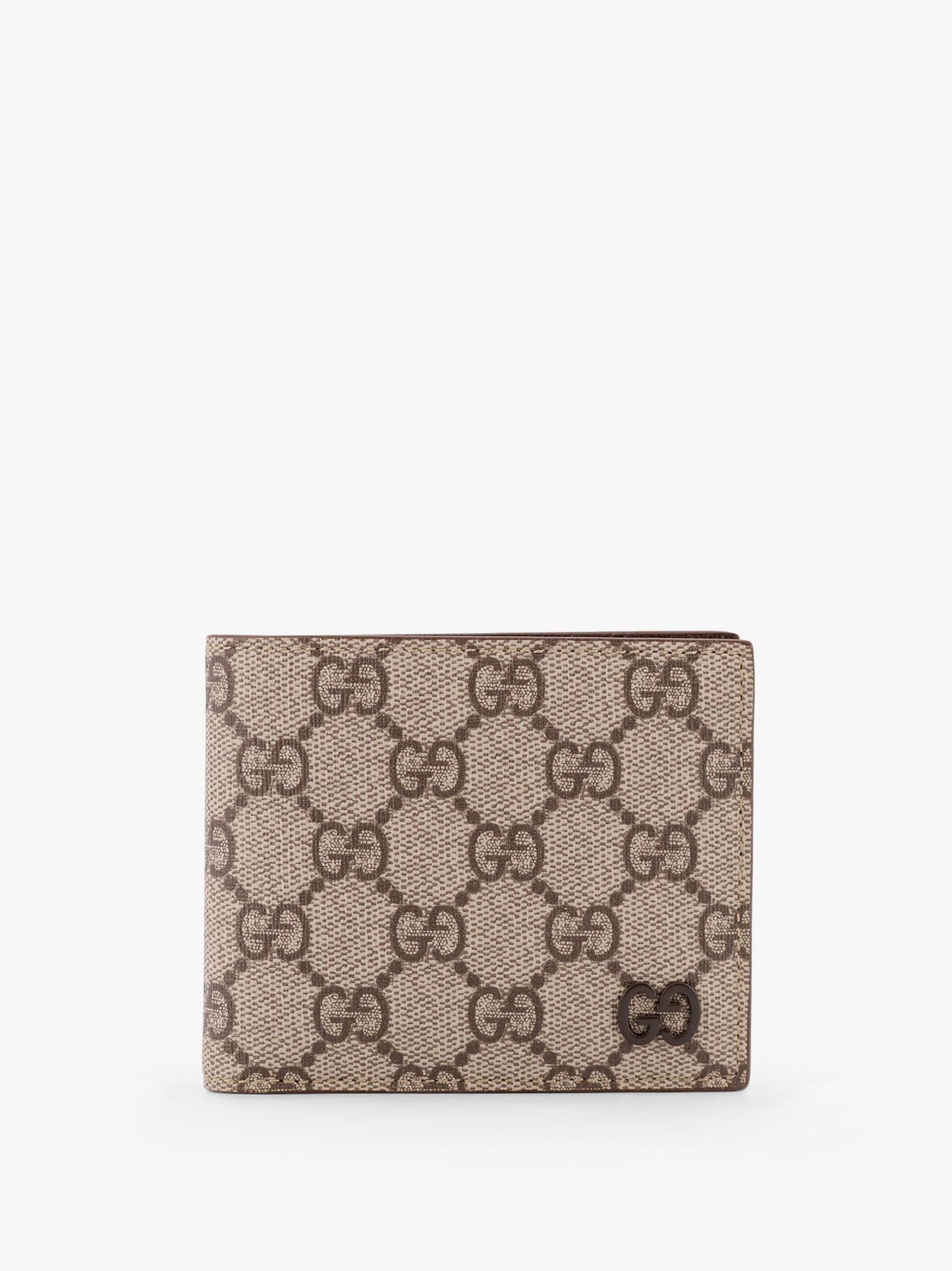 Gucci Gg Supreme Fabric Bi Fold Wallet