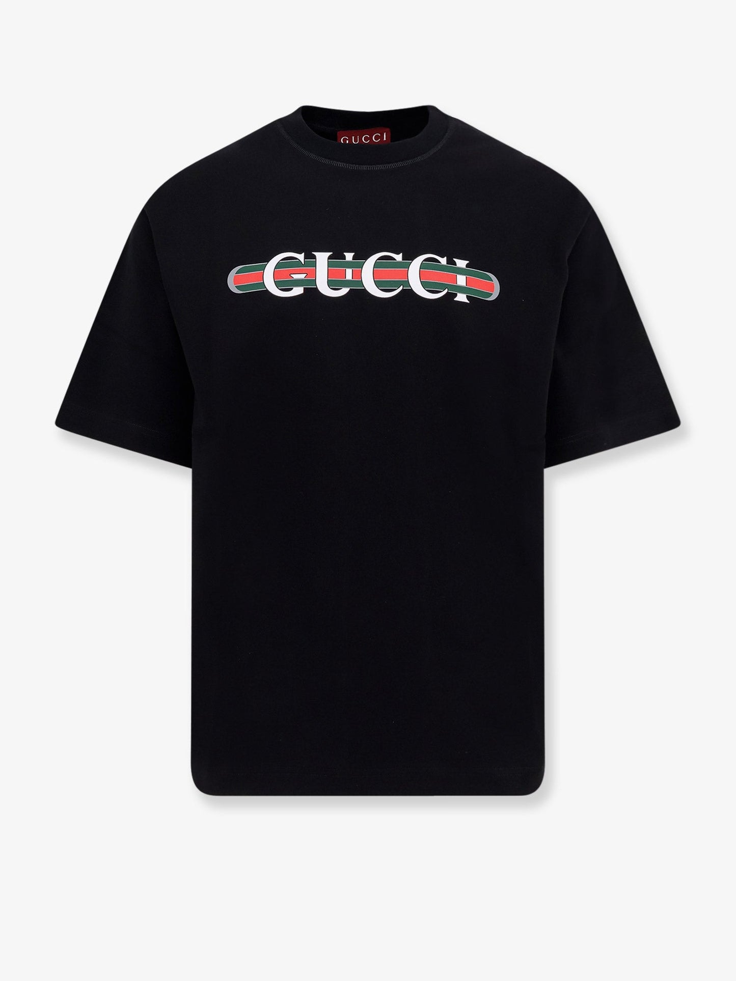 Gucci Cotton Jersey T Shirt With Logo