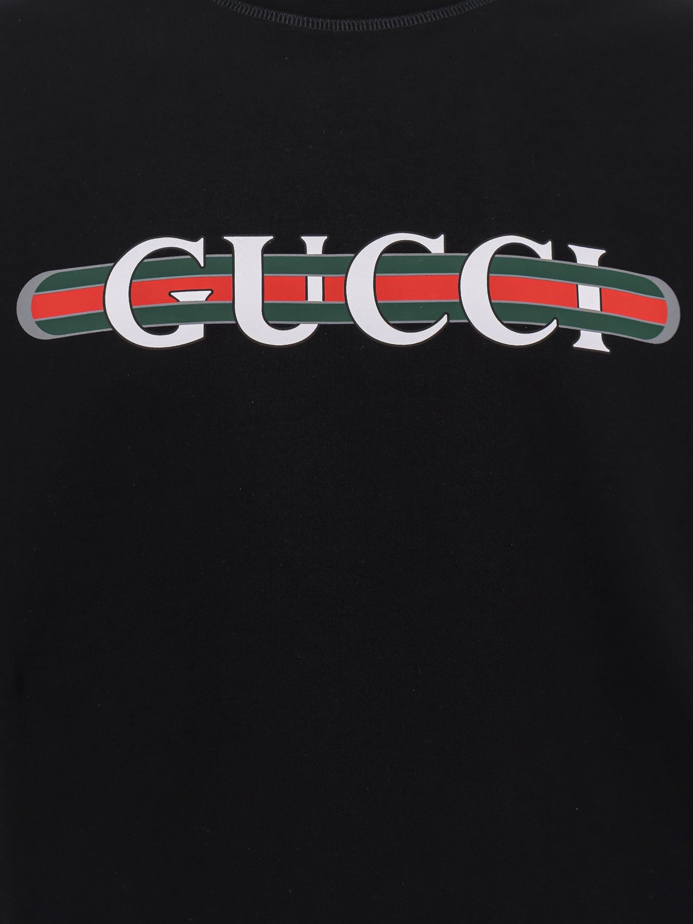 Gucci Cotton Jersey T Shirt With Logo